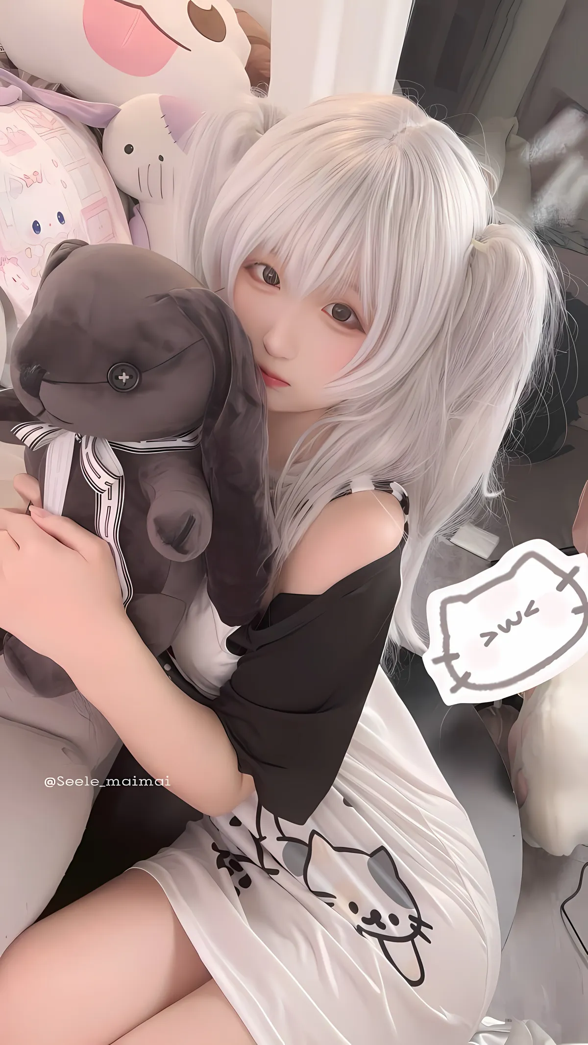 Seele麦麦 NO.022 白色双马尾 NO.0000