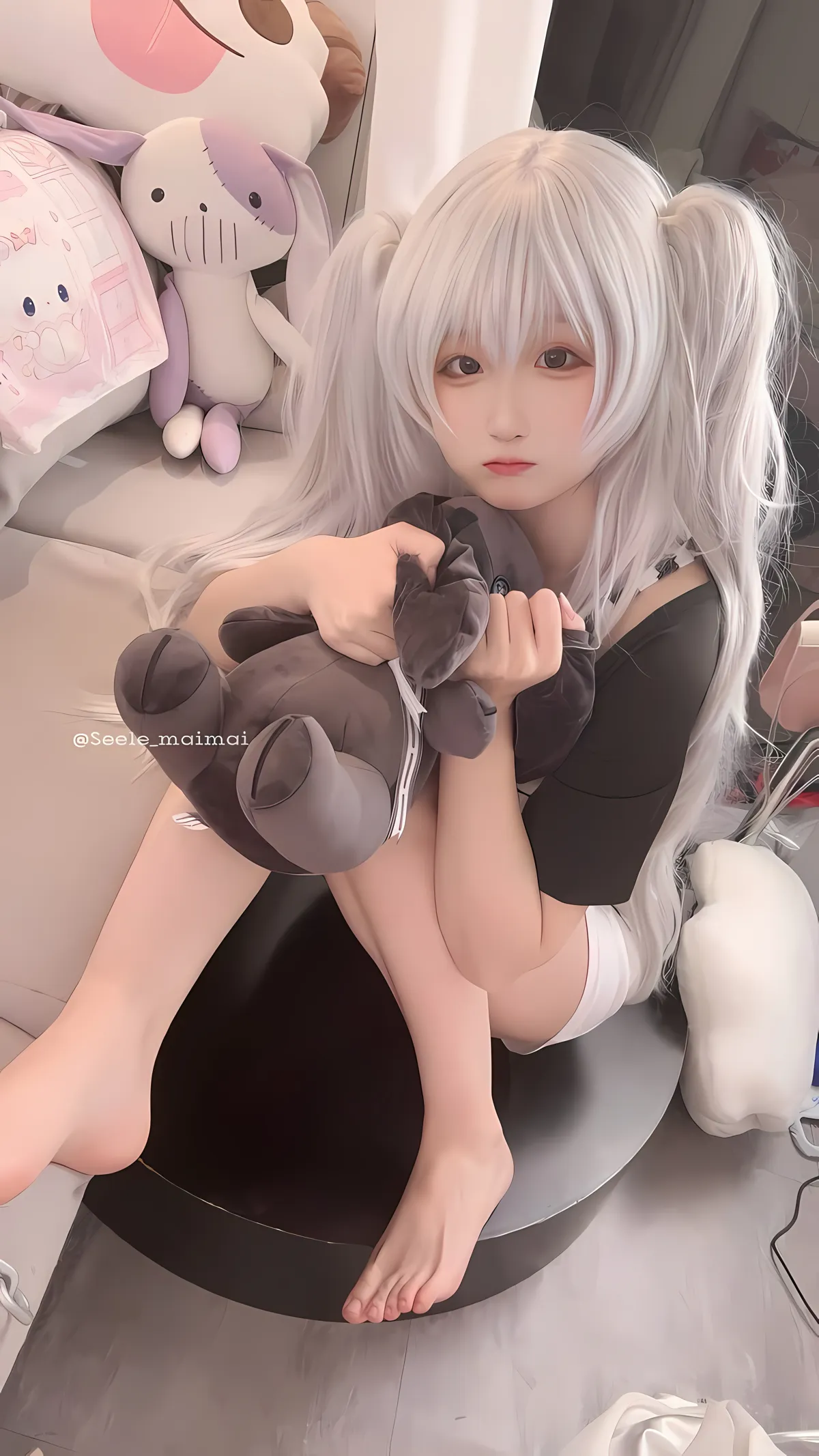 Seele麦麦 NO.022 白色双马尾 NO.0000