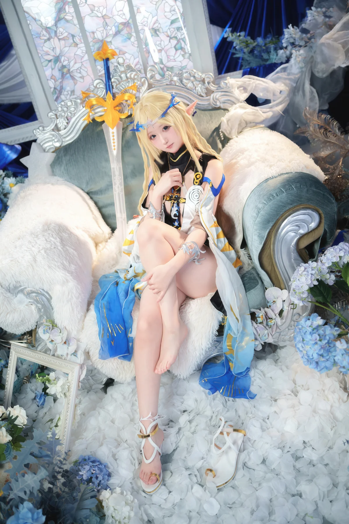 Seele麦麦 NO.028 菲比&卡提希娅的蓝色花海物语-团子研究社