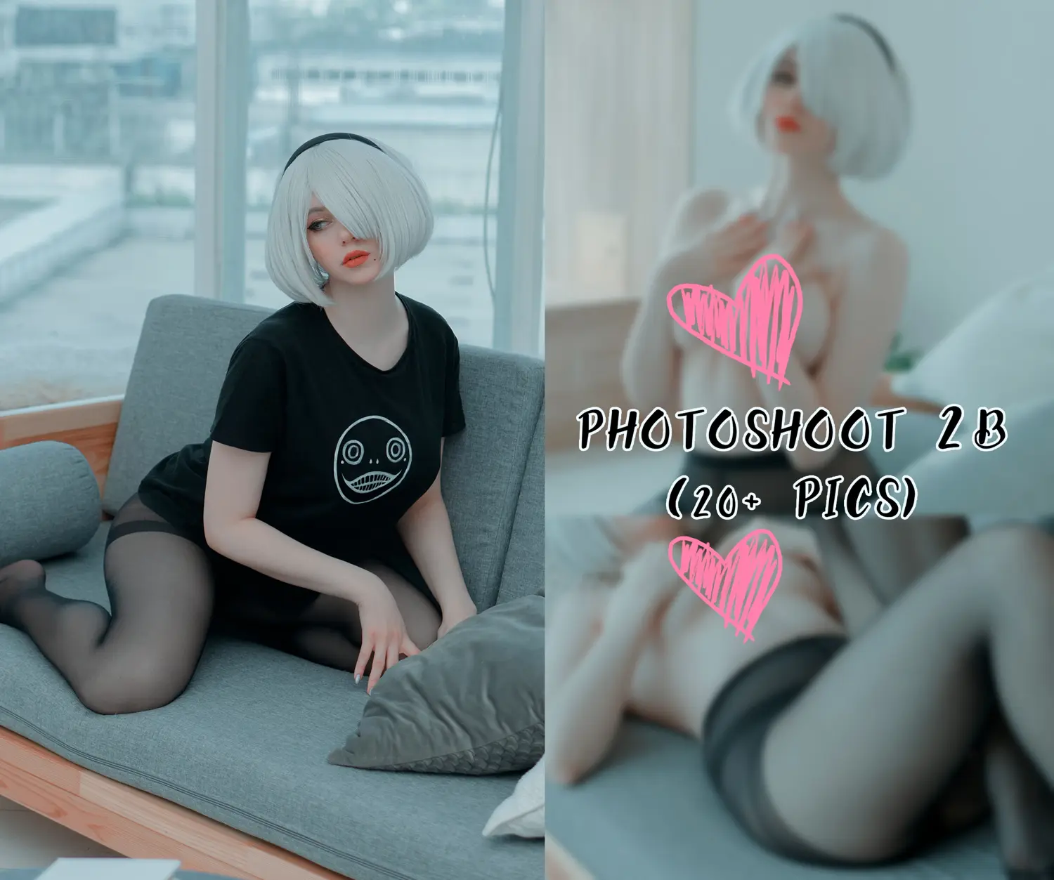 Alina Becker NO.007 2B 黑色内衣 短发 NO.0000