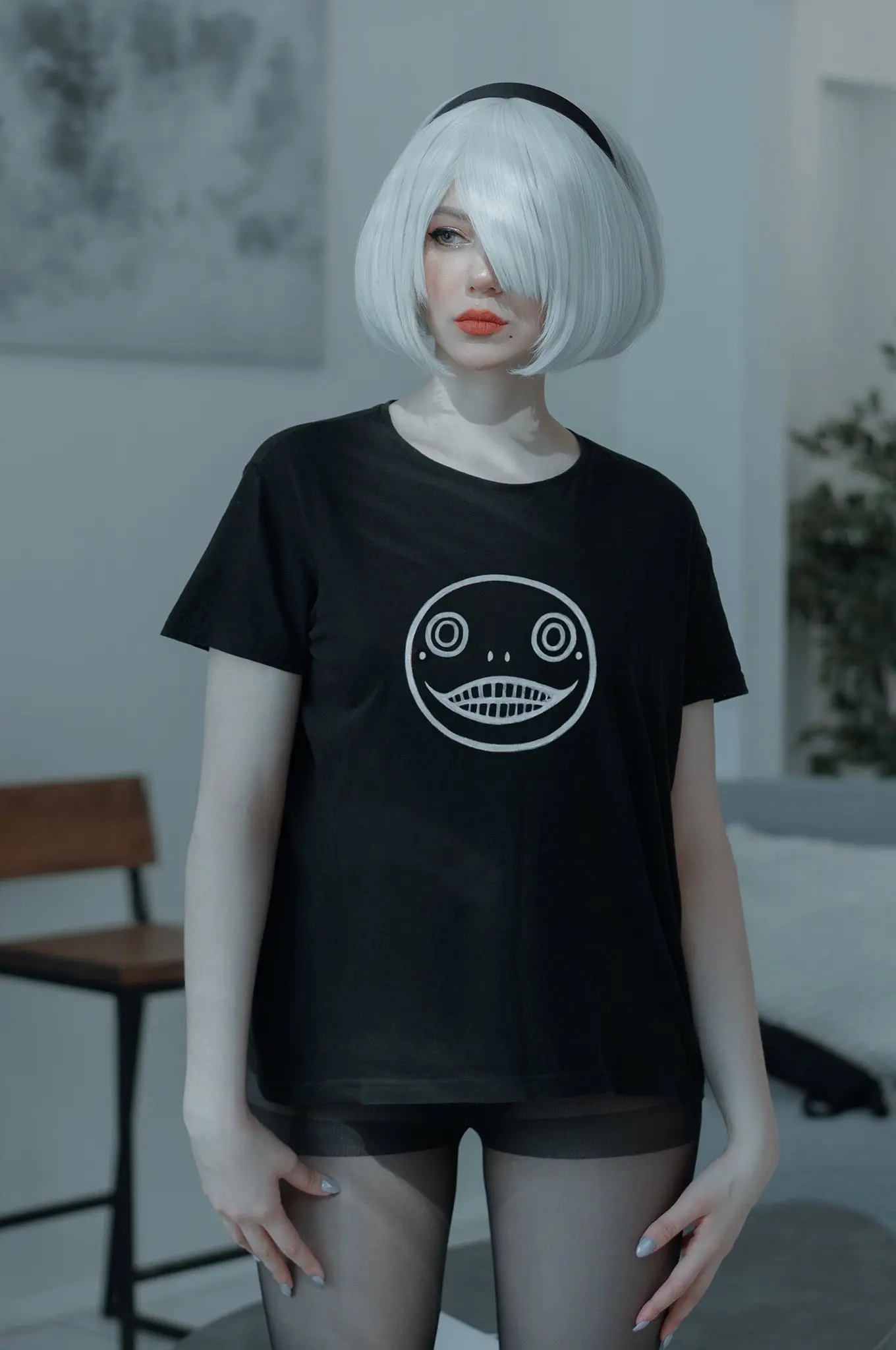 Alina Becker NO.007 2B 黑色内衣 短发 NO.0000