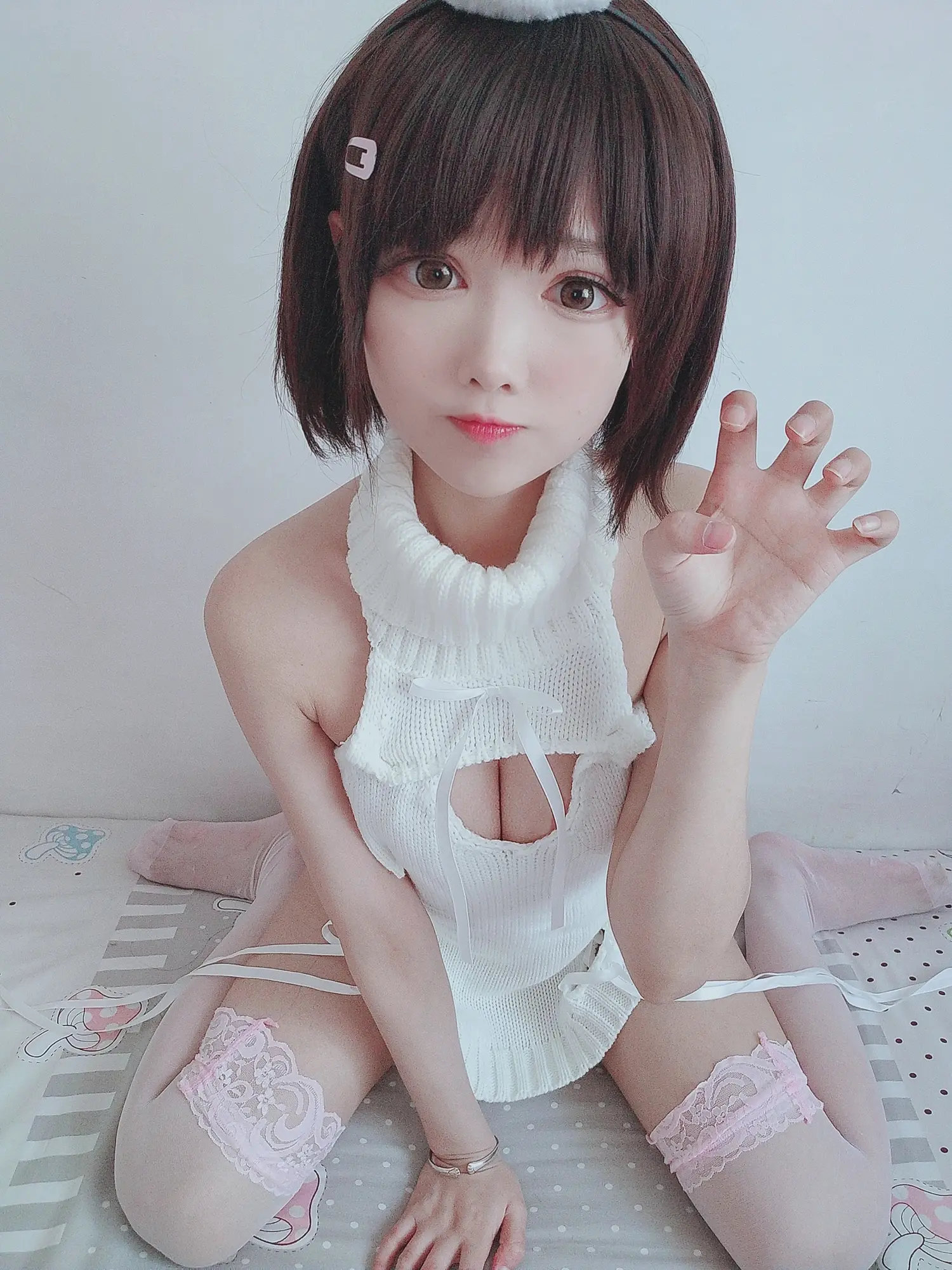 羽天Shine NO.071 白色毛衣 NO.0000
