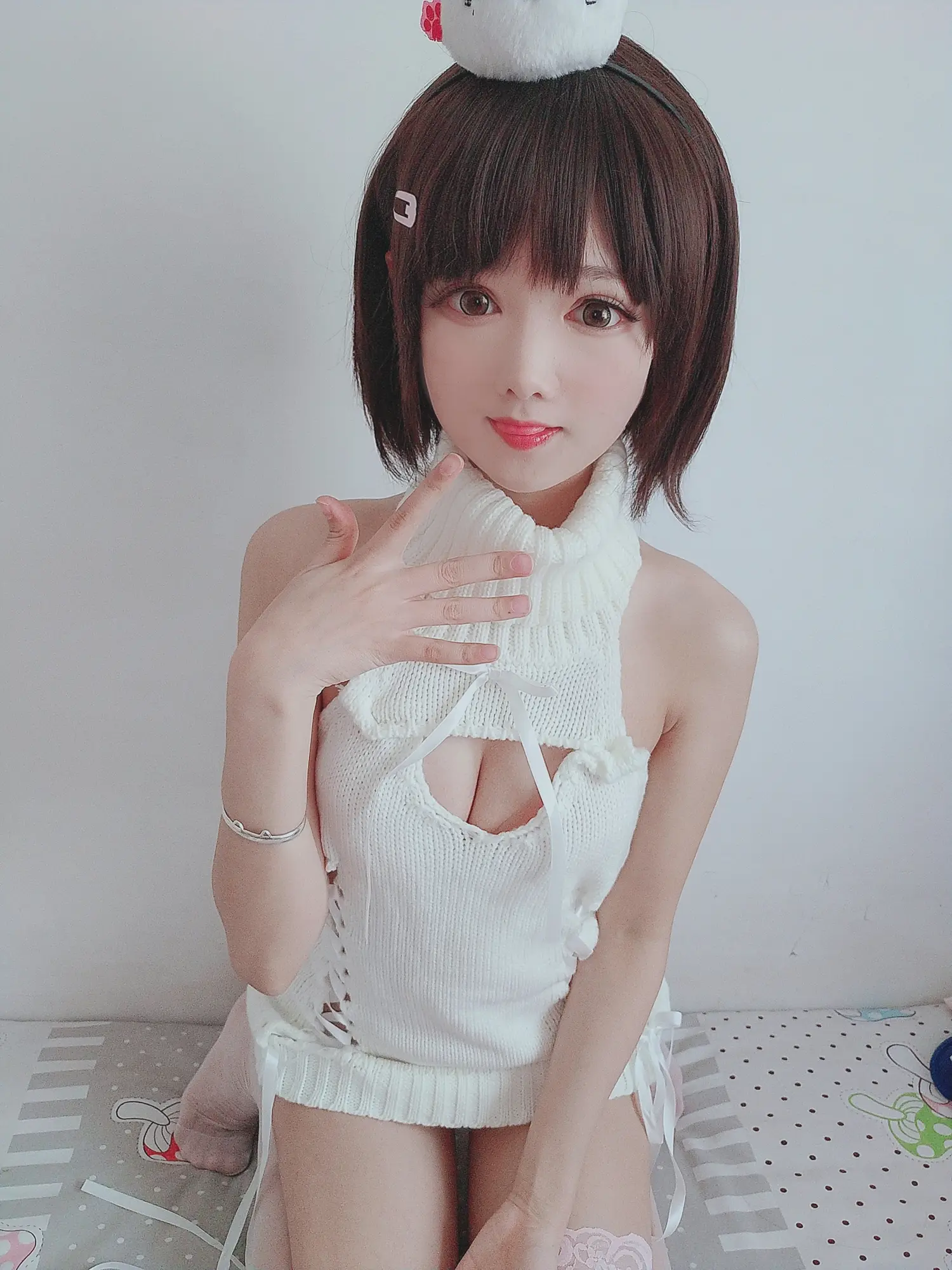 羽天Shine NO.071 白色毛衣 NO.0000
