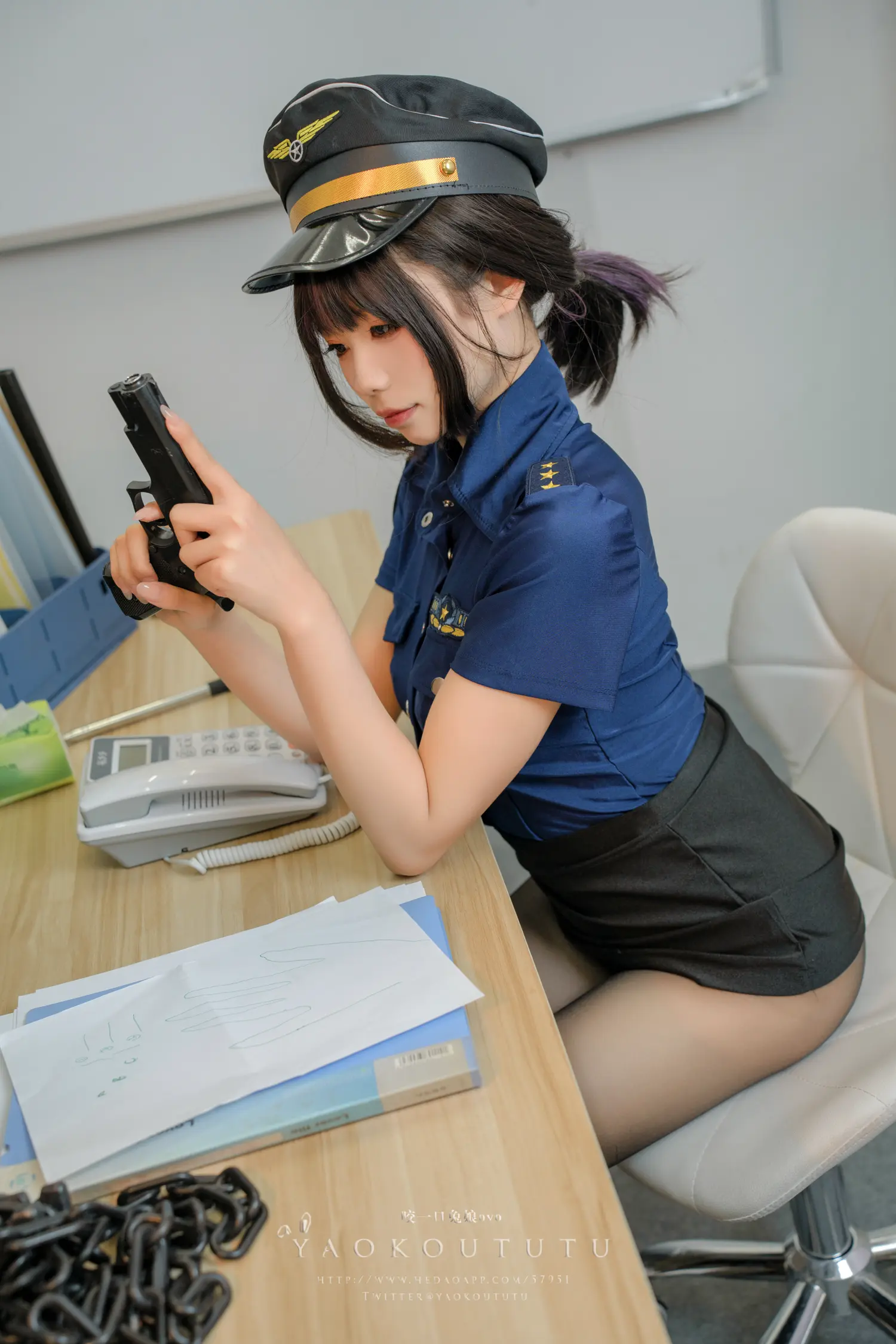咬一口兔娘 NO.074 乌龙女警&Good night Kiss NO.0000