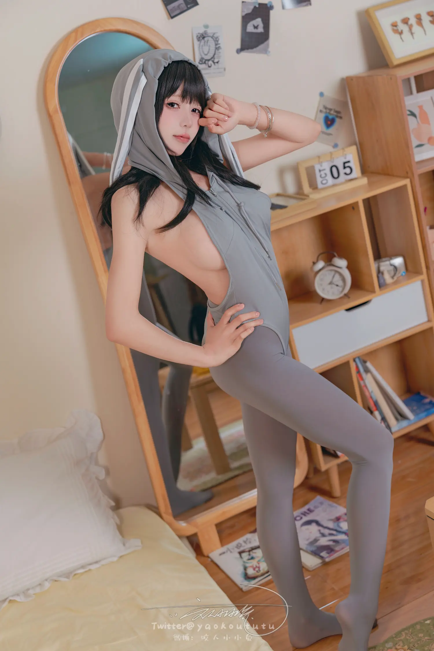咬一口兔娘 NO.129 小灰兔 NO.0000
