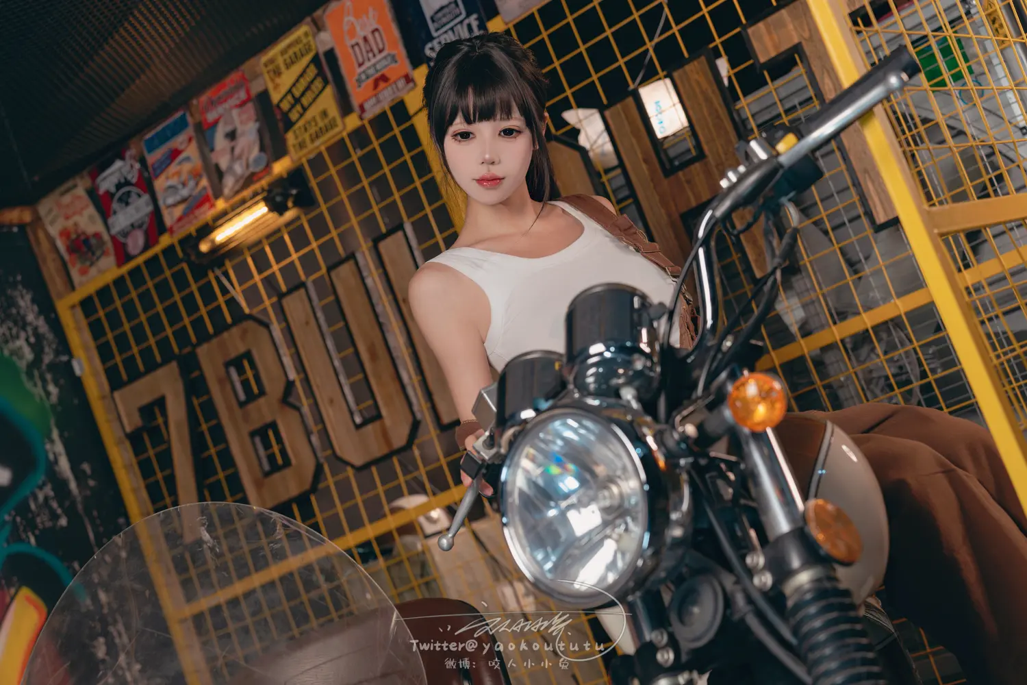 咬一口兔娘 NO.136 机车修理工 Shake it NO.0000