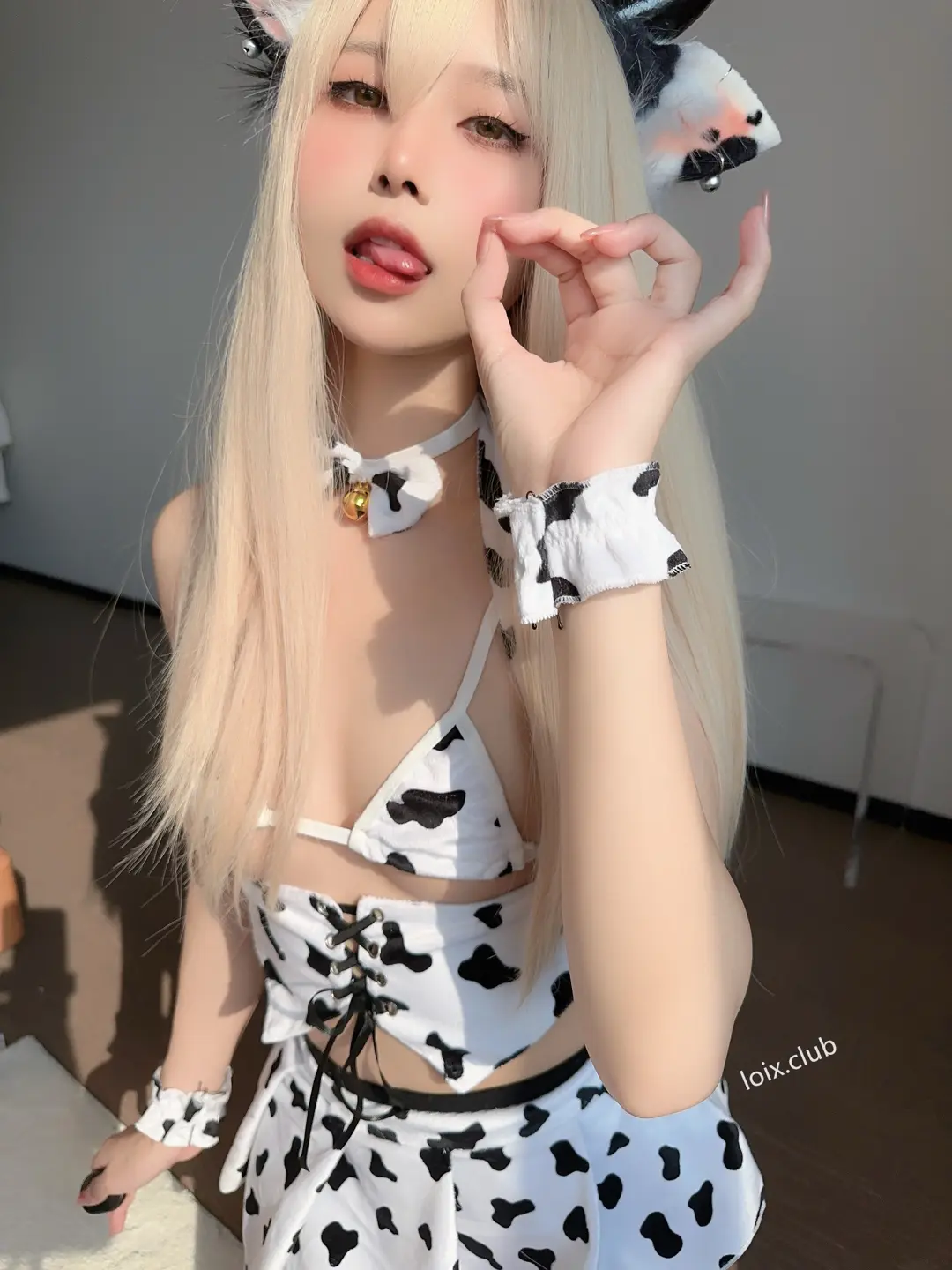 布丁大法 NO.053 奶牛情趣黑丝 NO.0000