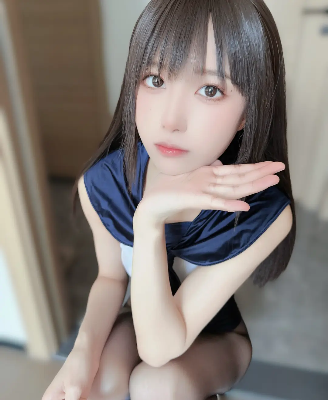 布丁大法 NO.058 蓝色连体泳衣 NO.0000