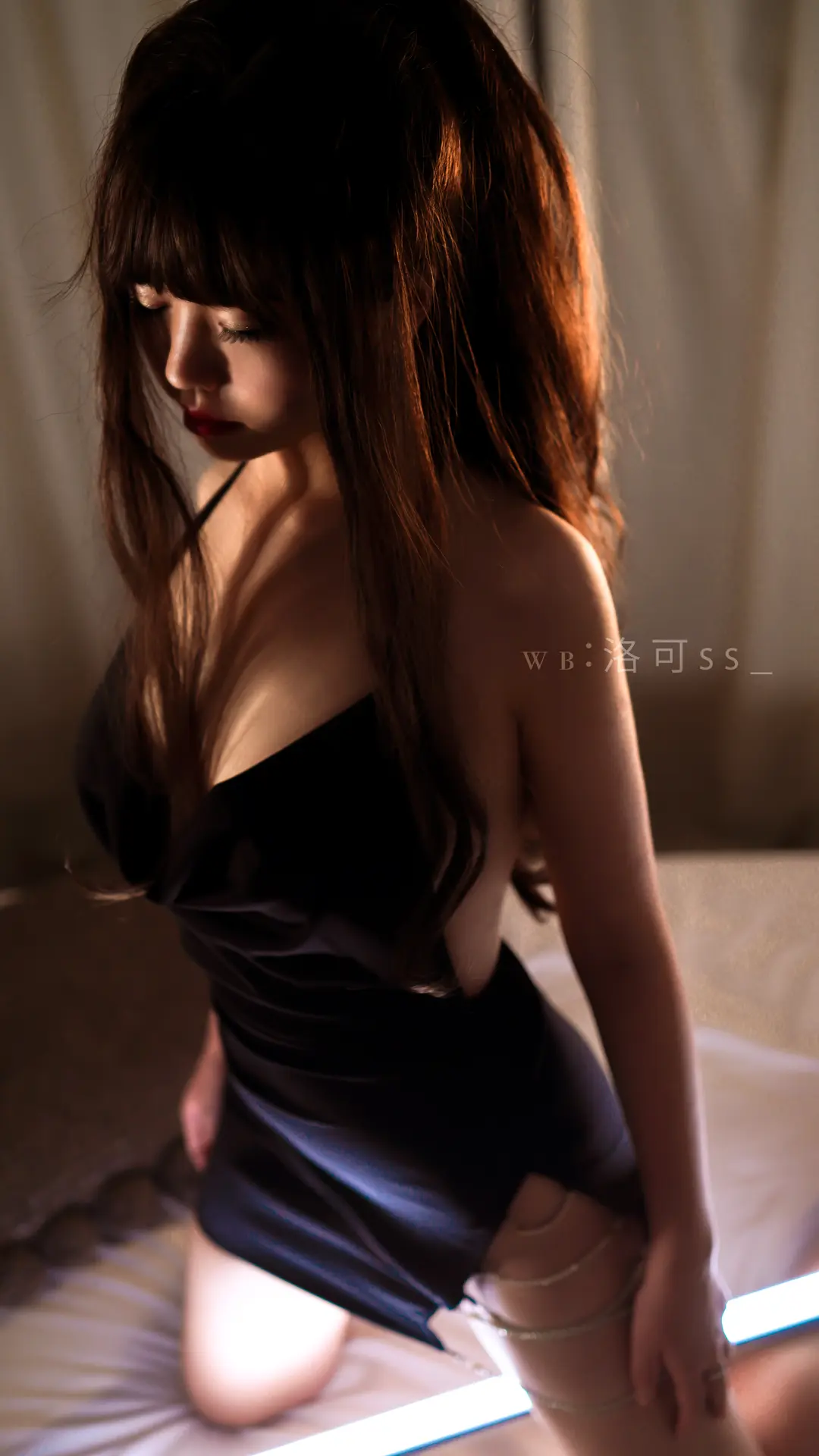 洛可ss NO.003 光效黑吊带 NO.0000