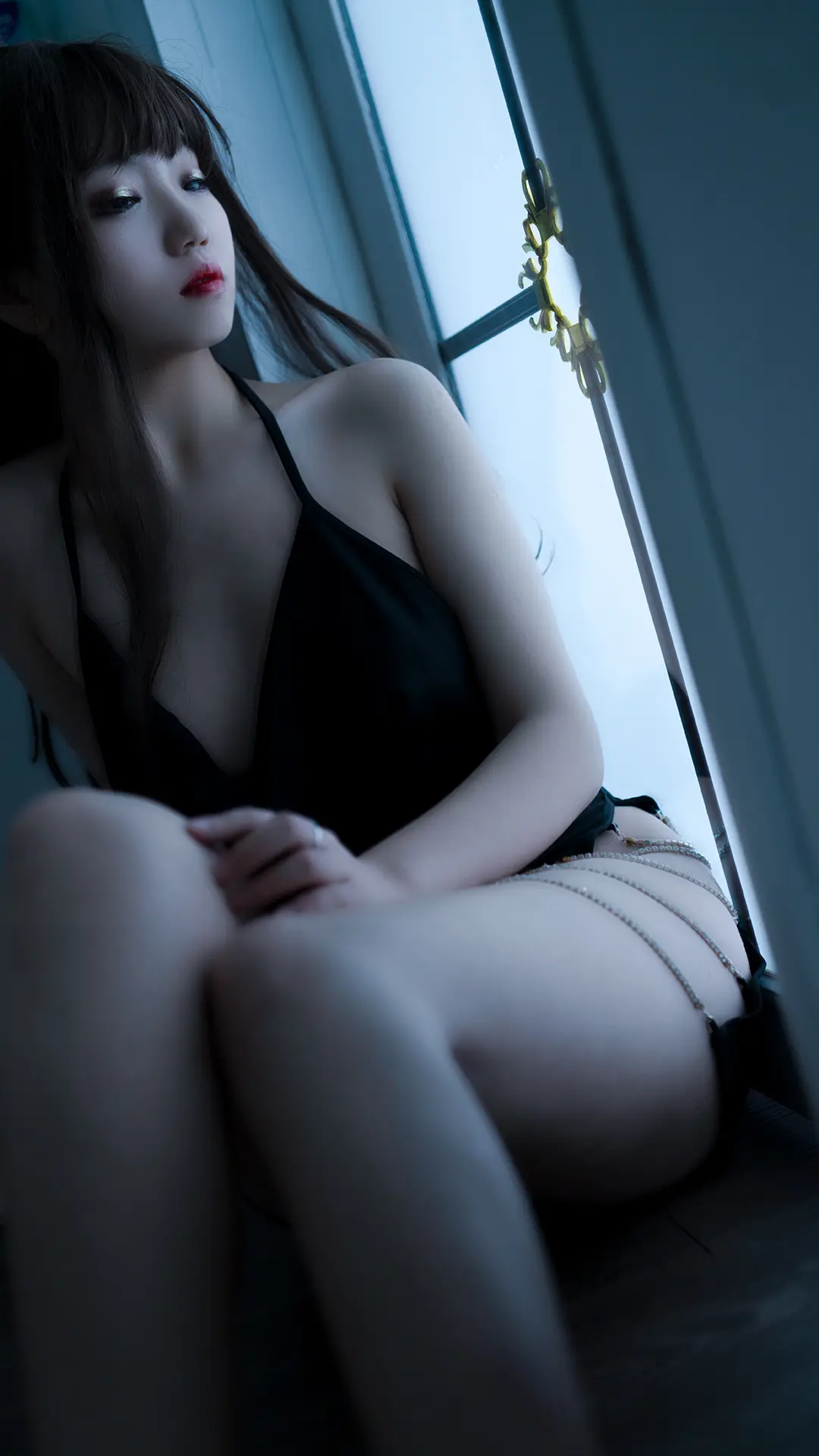 洛可ss NO.003 光效黑吊带 NO.0000