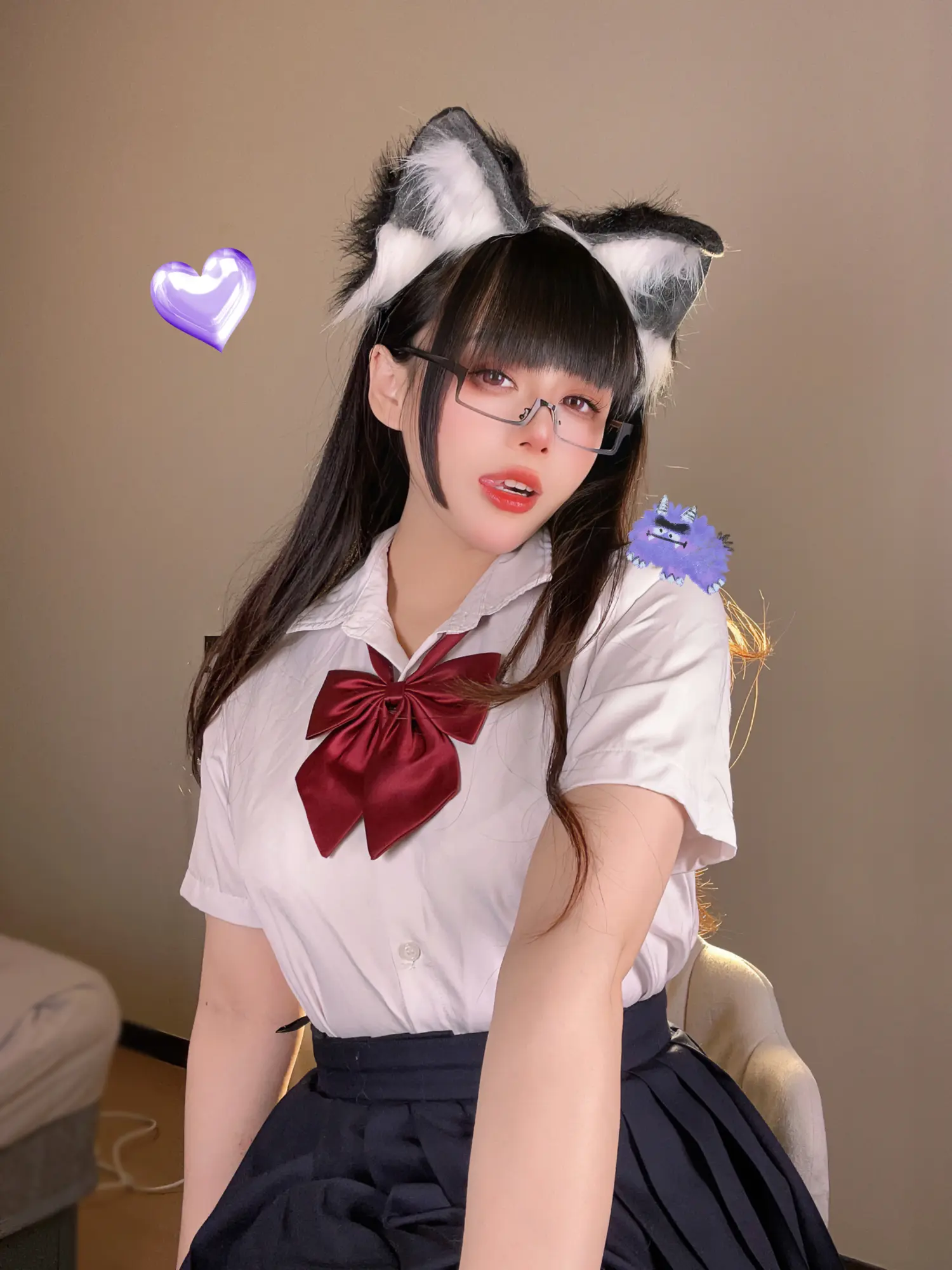 阿九从不咕咕 NO.011 猫耳娘的裙底 NO.0000
