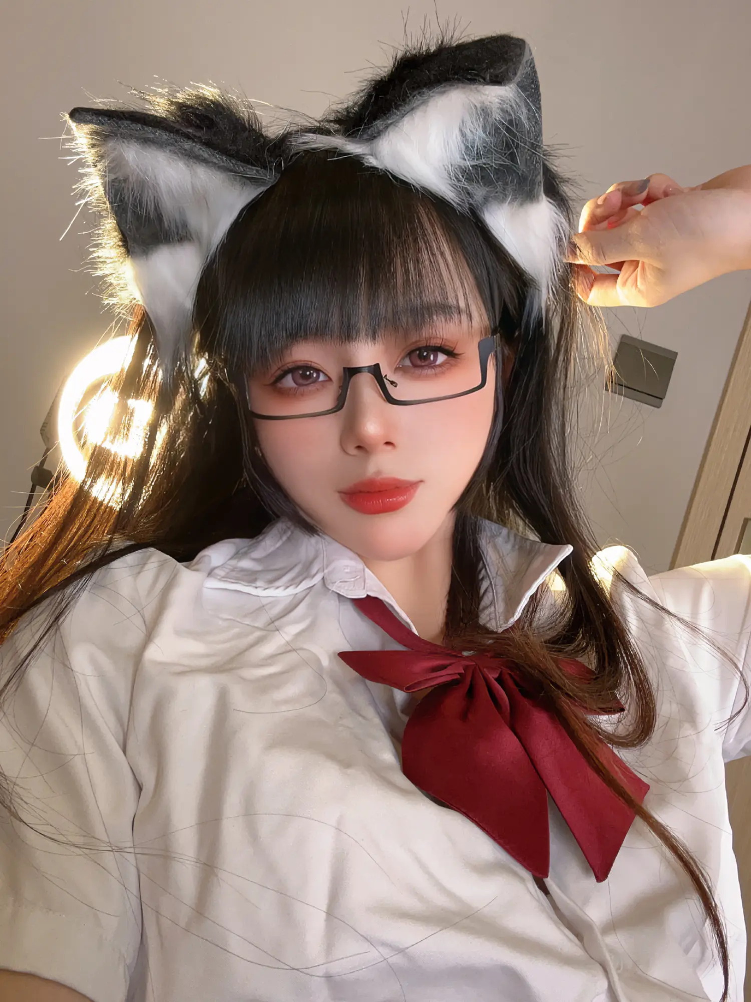 阿九从不咕咕 NO.011 猫耳娘的裙底 NO.0000