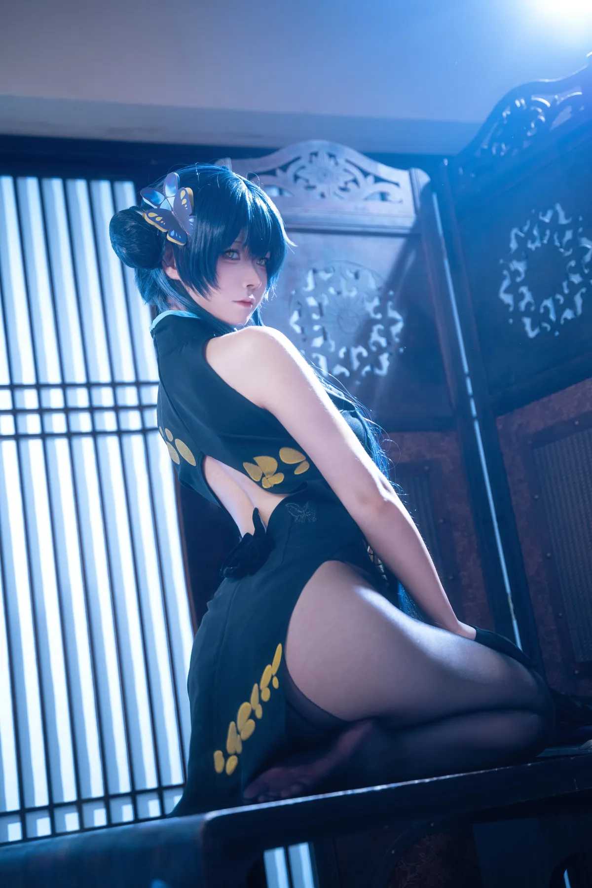 Seya_狮砸 NO.043 蔚蓝档案 妃咲 旗袍 NO.0000