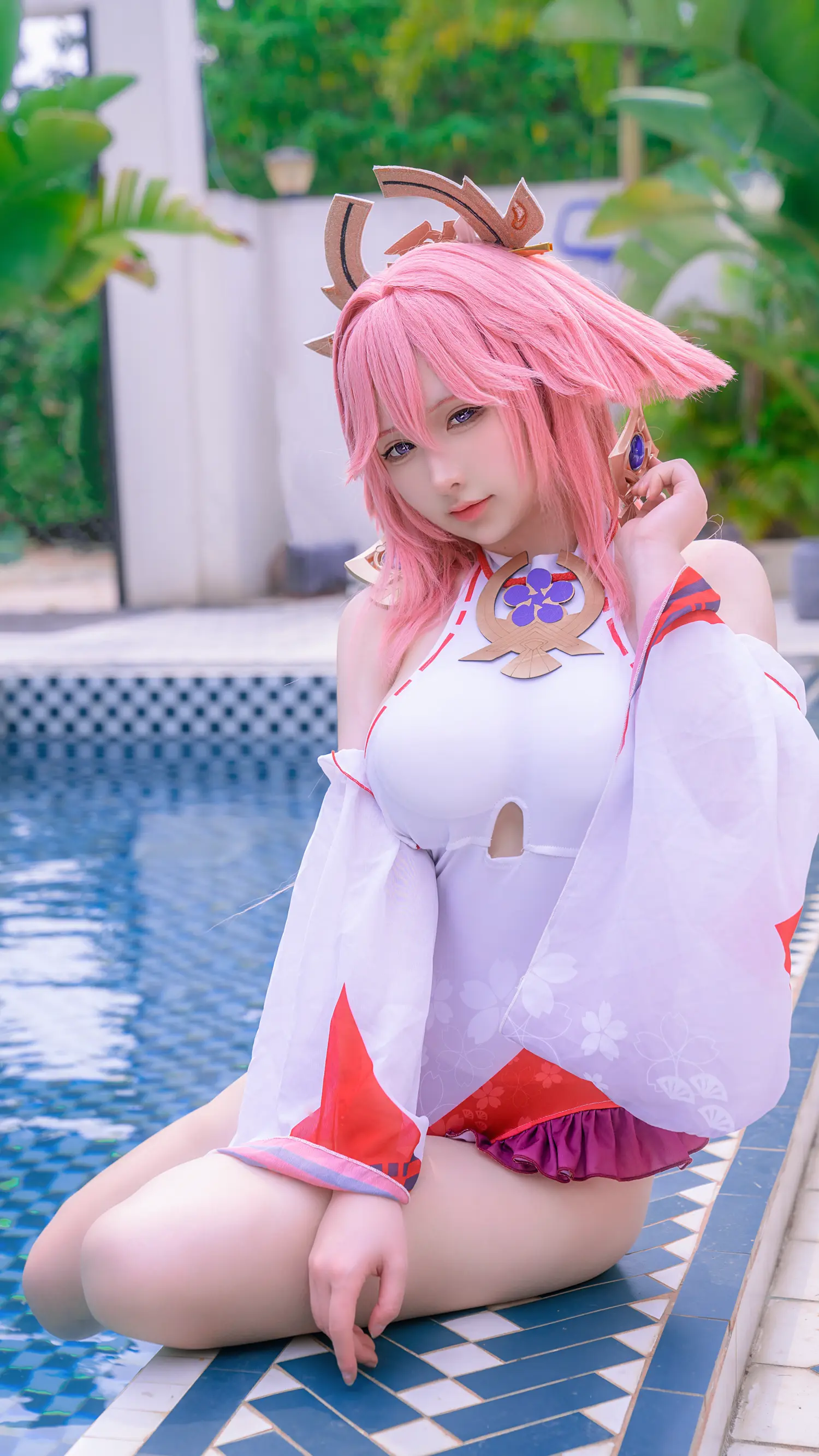 樱梨梨Eriri NO.001 八重神子泳装 NO.0000