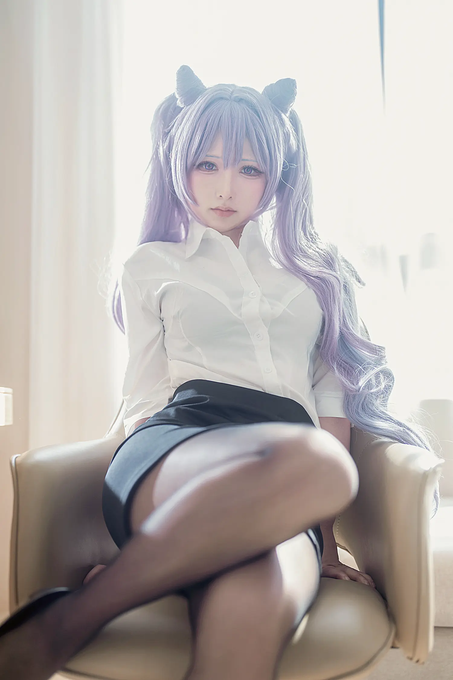 樱梨梨Eriri NO.004 刻晴秘书 NO.0000