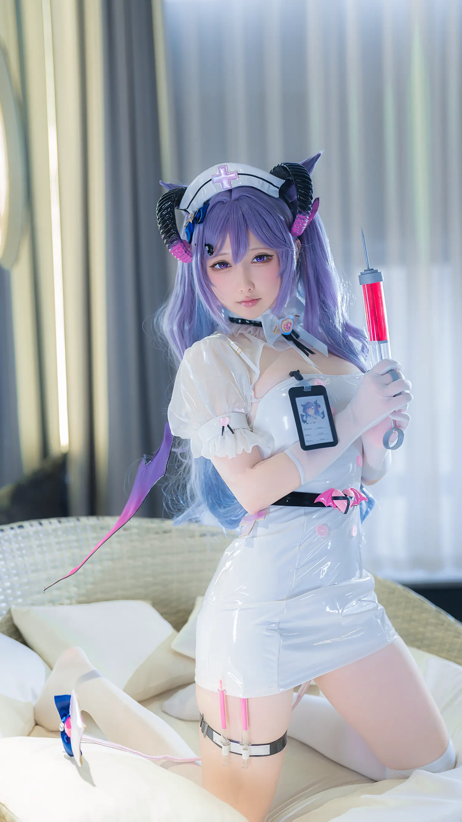 樱梨梨Eriri NO.009 刻晴魅魔护士 NO.0000