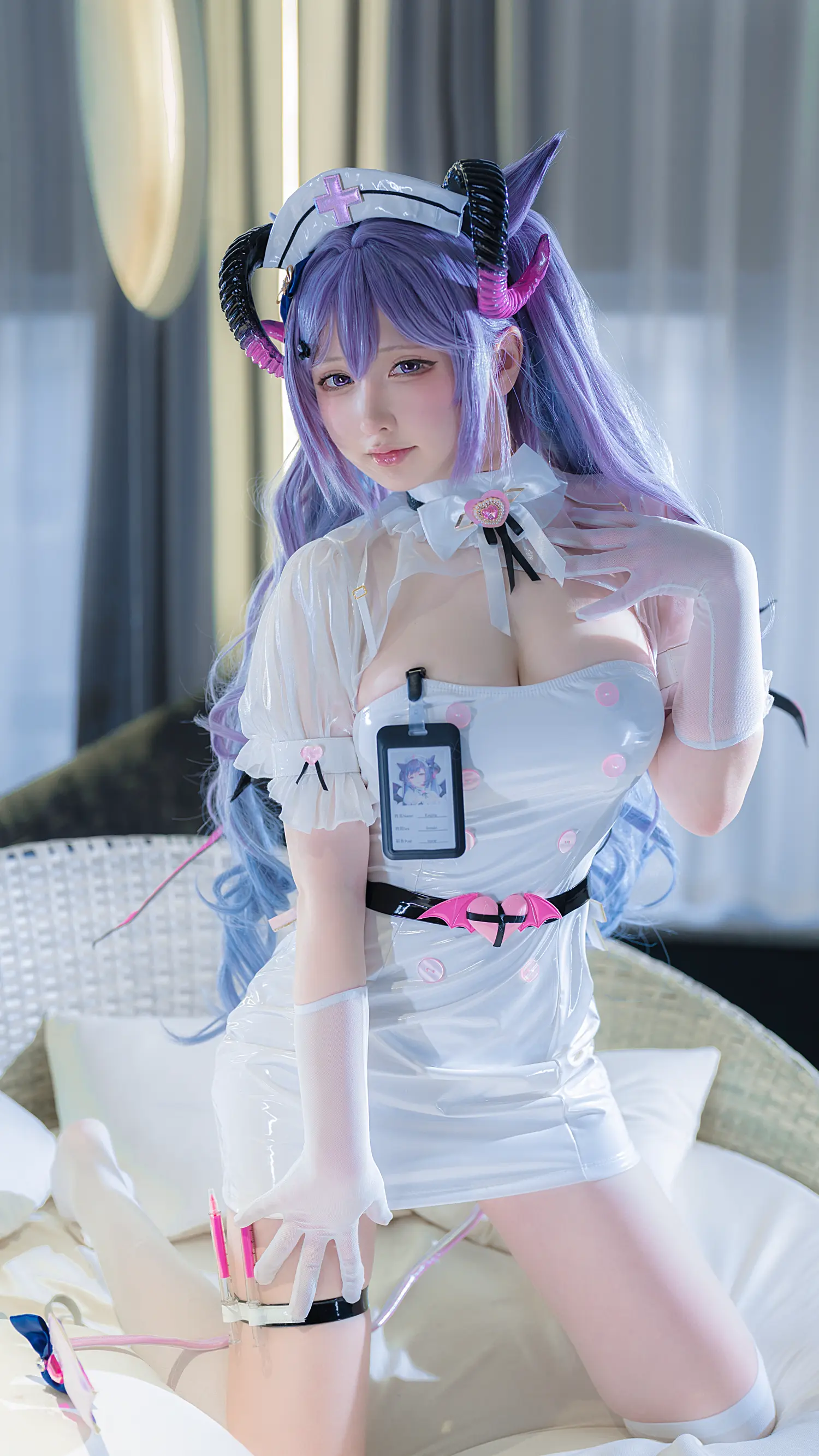 樱梨梨Eriri NO.009 刻晴魅魔护士 NO.0000
