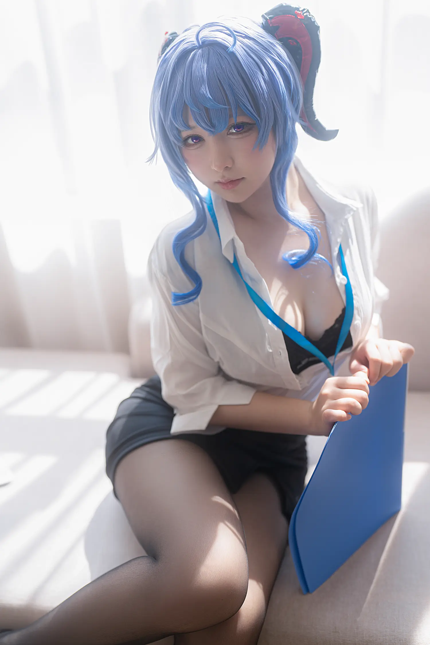 樱梨梨Eriri NO.014 甘雨小秘书 NO.0000