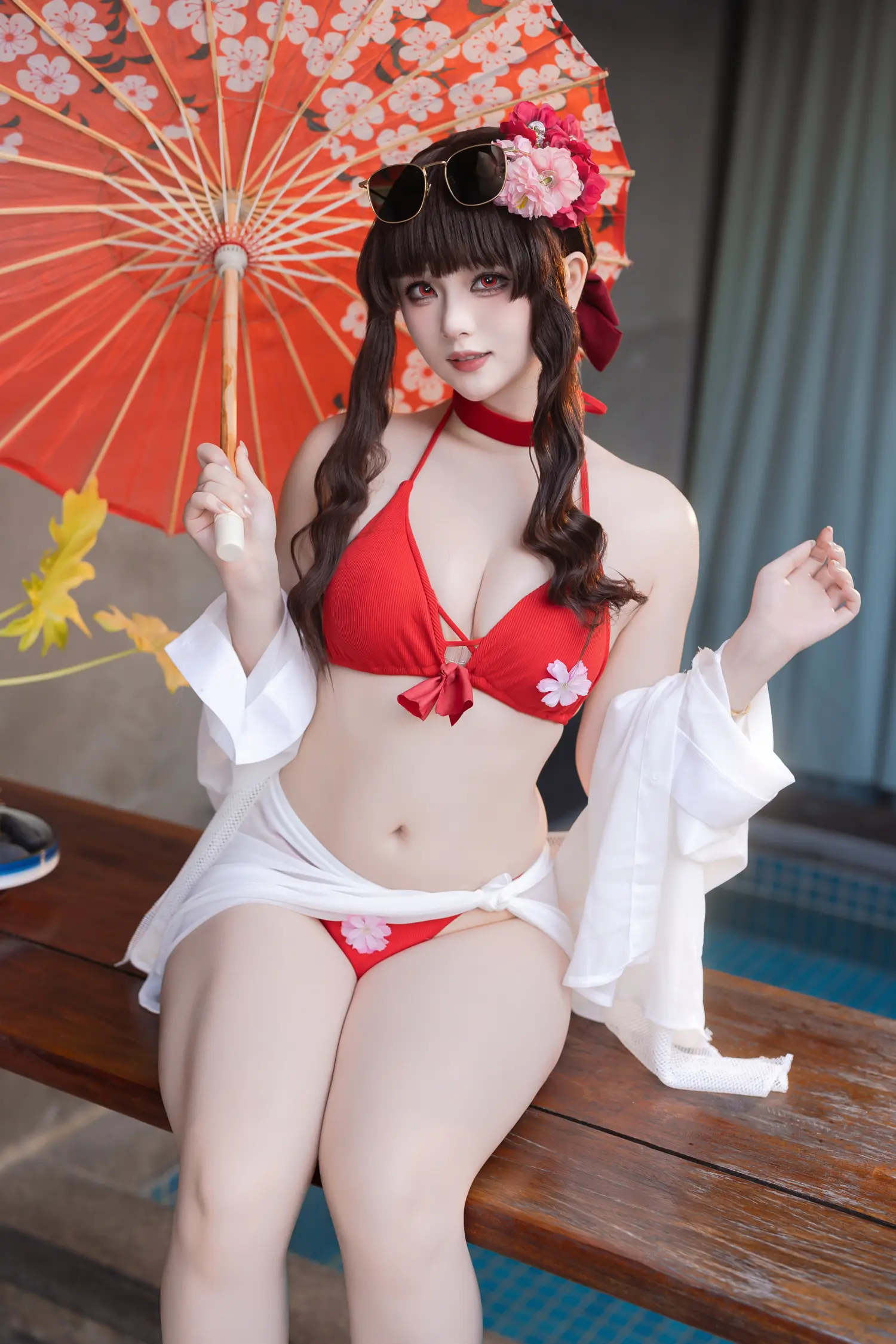 屿鱼 NO.048 樱花泳装 NO.0000