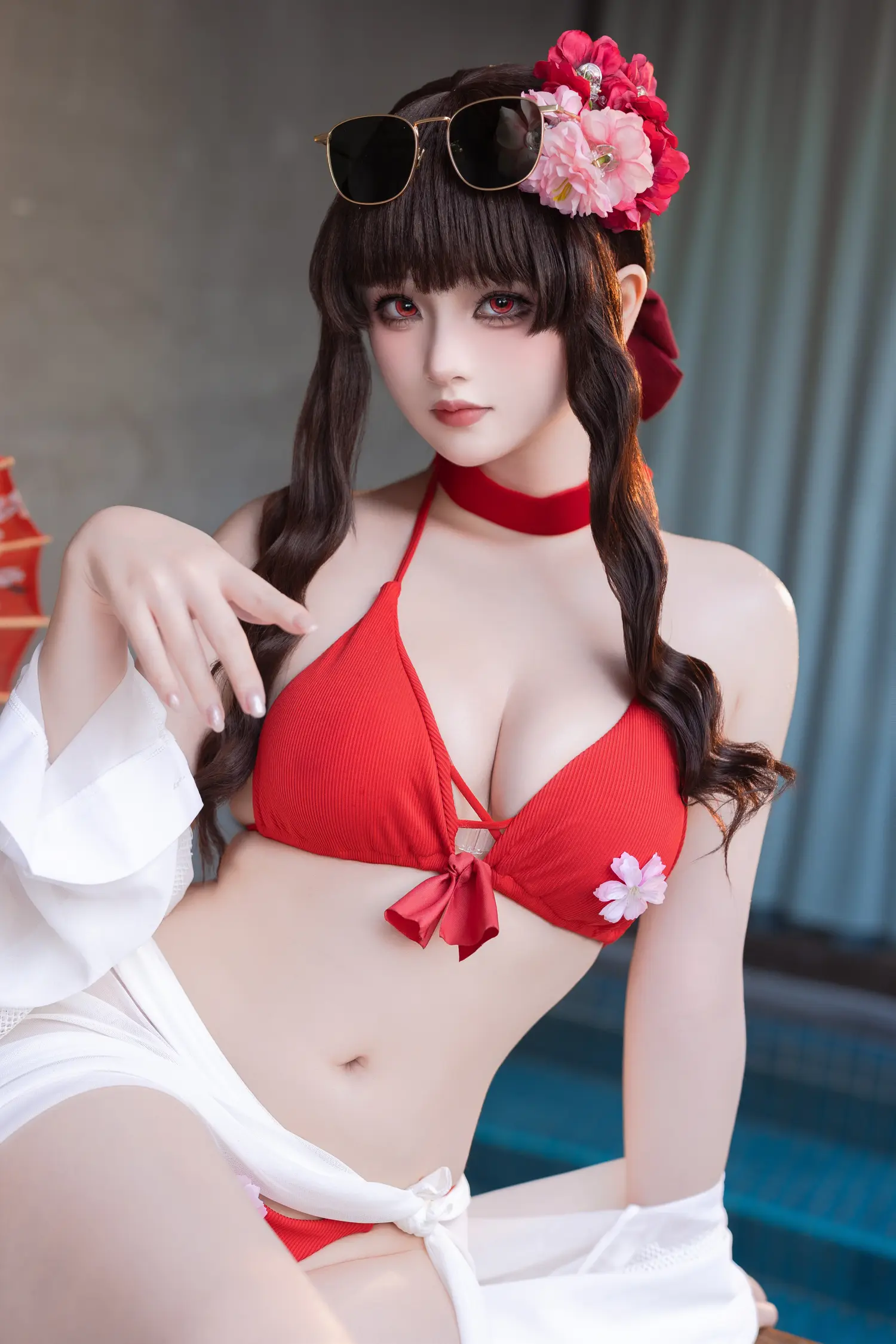 屿鱼 NO.048 樱花泳装 NO.0000