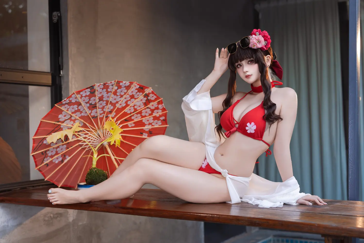 屿鱼 NO.048 樱花泳装 NO.0000