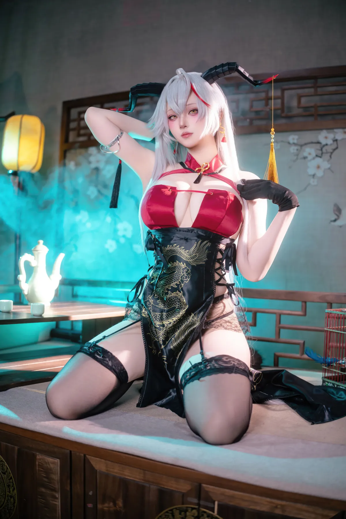 屿鱼 NO.054 碧蓝航线 埃吉尔旗袍 NO.0000