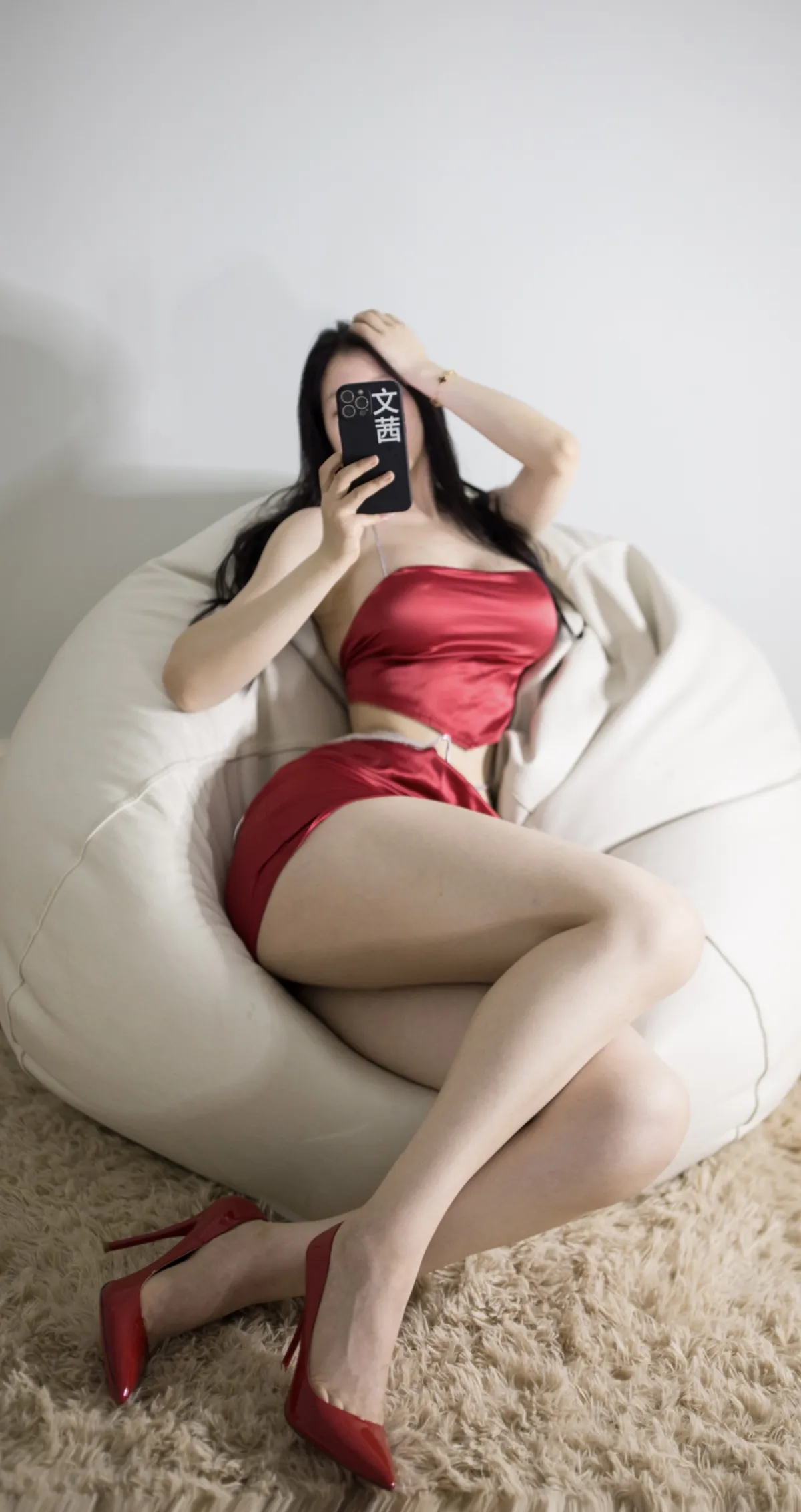 Cool文茜 NO.038 红色包臀裙 NO.0000