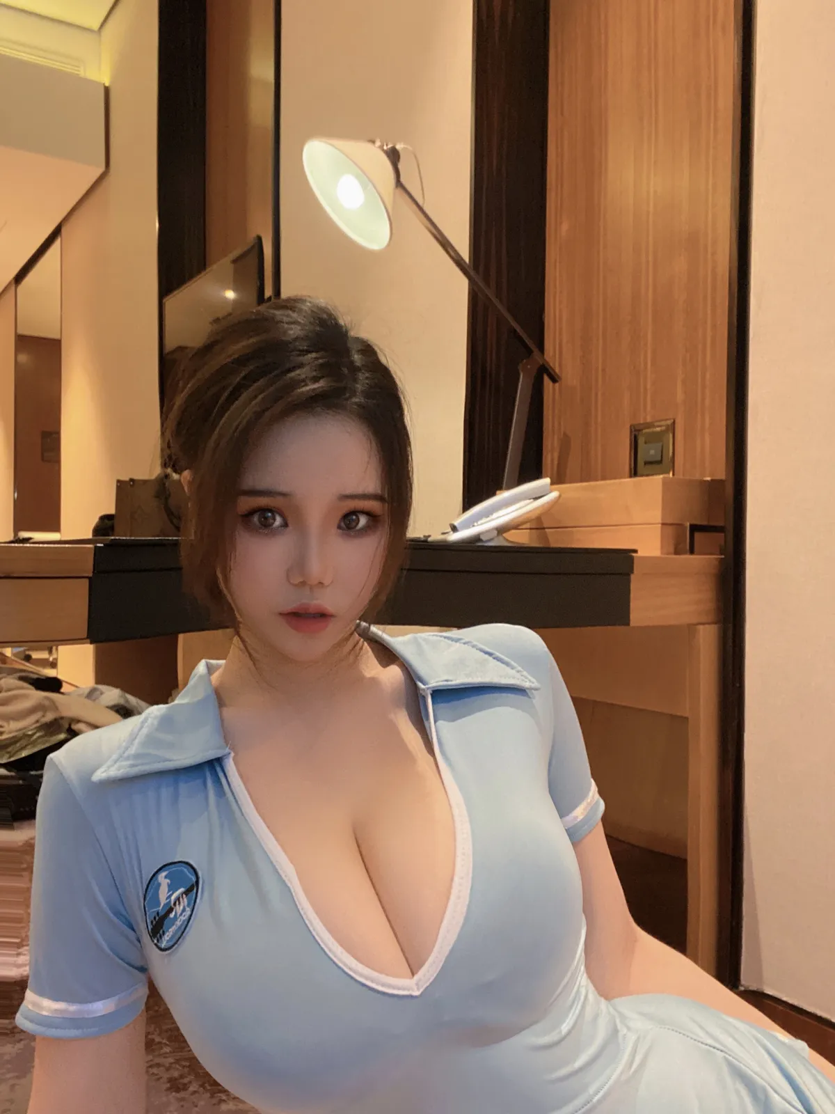 安妮yoo NO.003 蓝色低胸 NO.0000