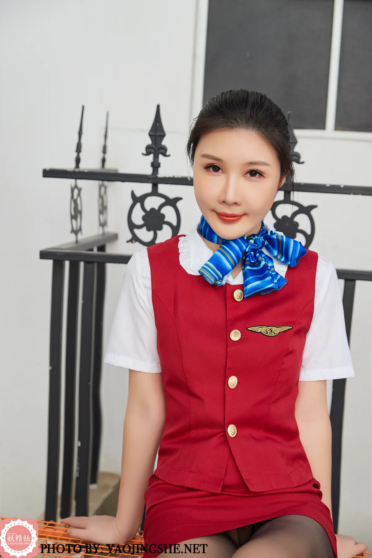妖精社 NO.017 美琪老师傅 空姐 NO.0000