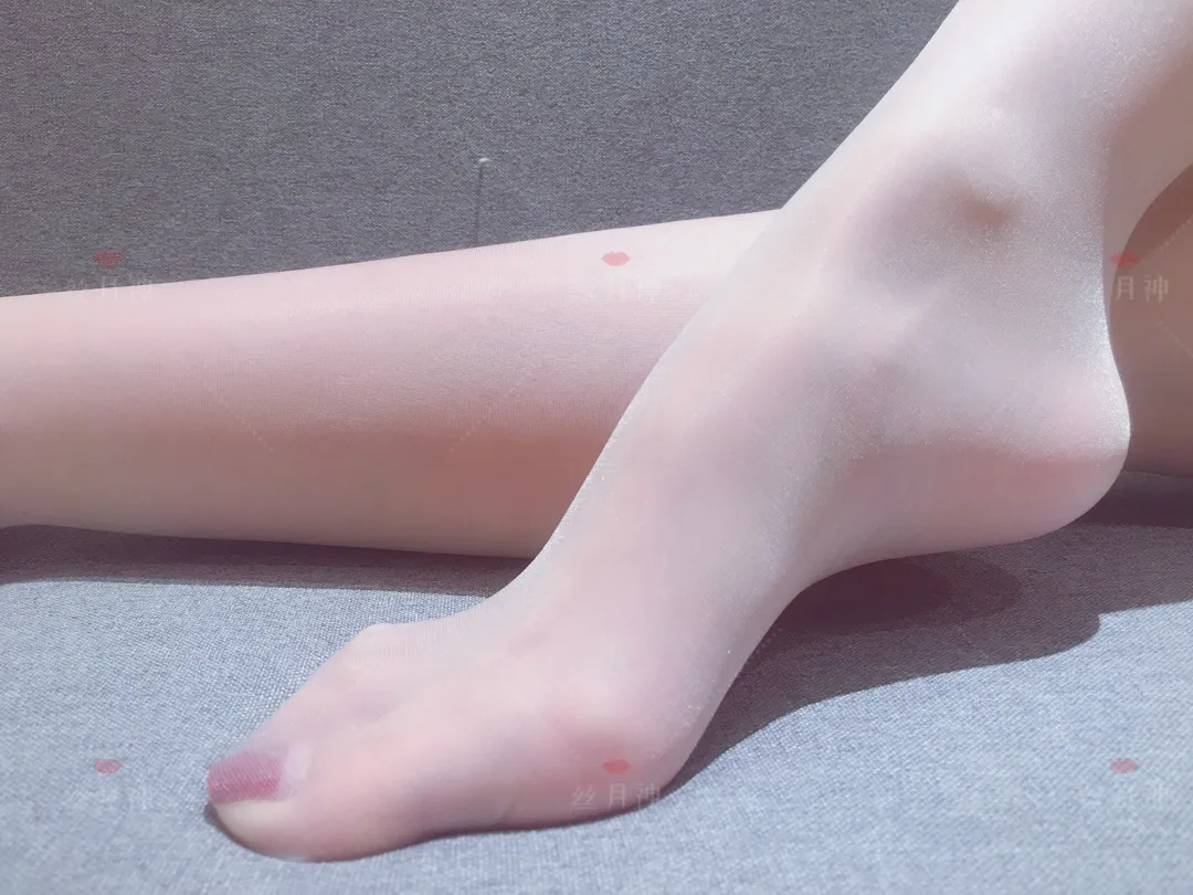 丝月神 NO.003 白色筒袜肉丝杏色高跟 NO.0000