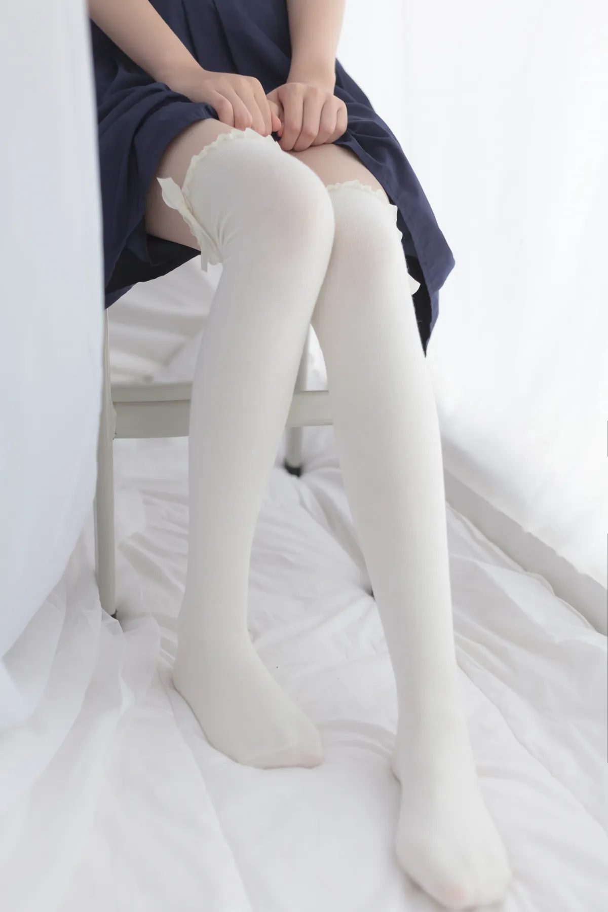 少女秩序 NO.031 过膝白丝短裙 NO.0000