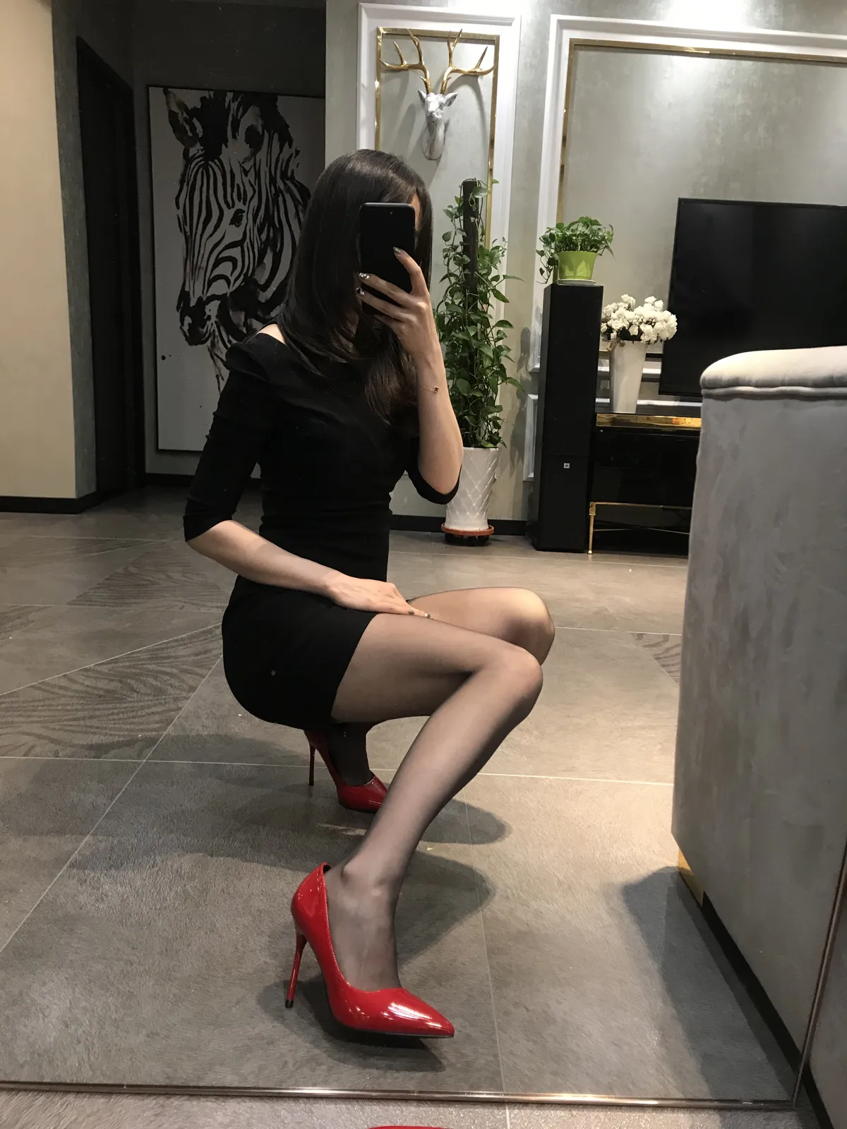 美少妇麋鹿 NO.017 黑色丝情 NO.0000