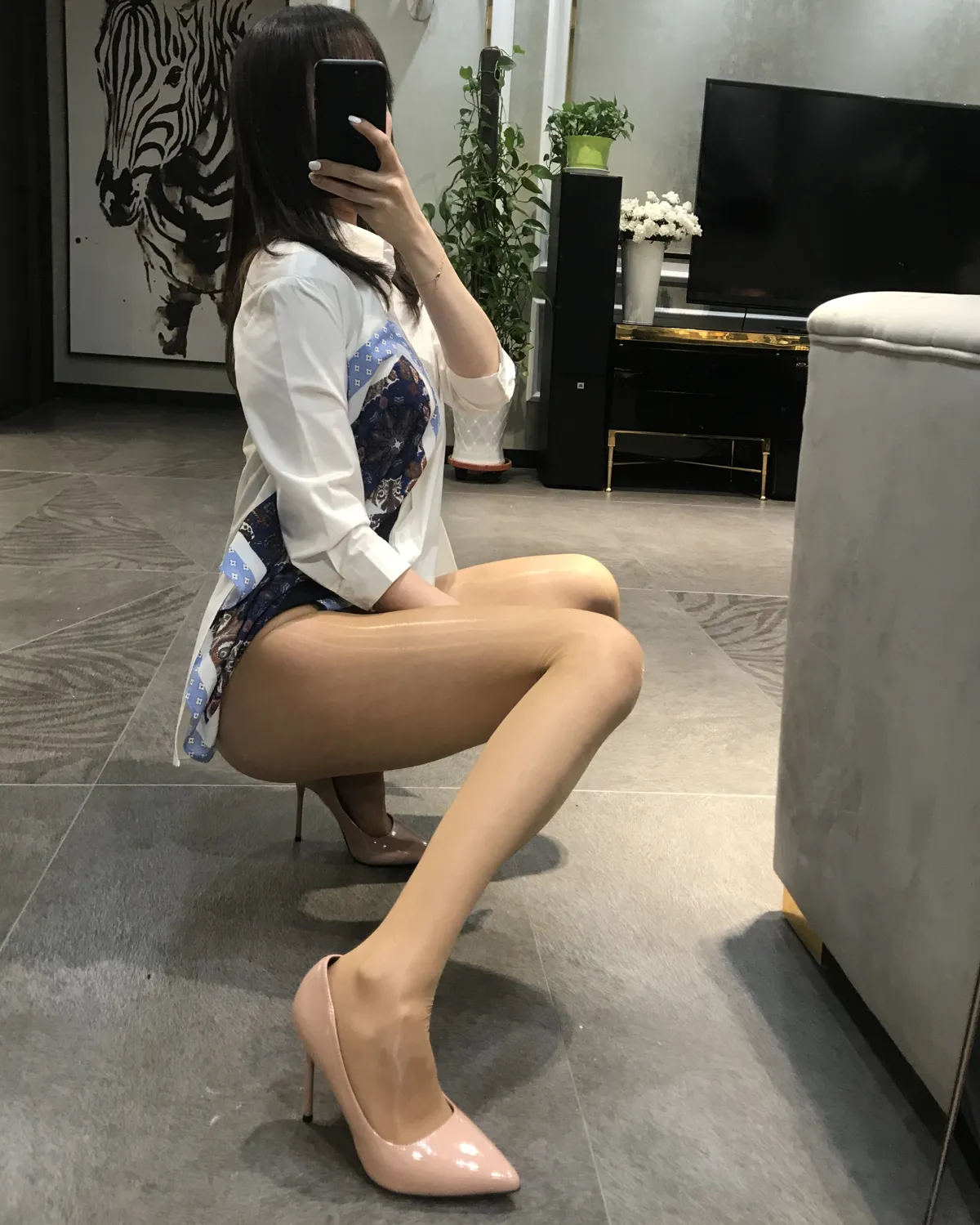 美少妇麋鹿 NO.054 肉色亮丝 NO.0000