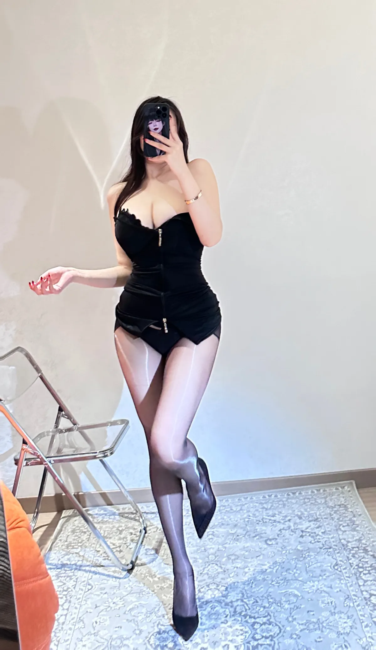 可可西yyy NO.005 蕾丝吊带透视外套 NO.0000