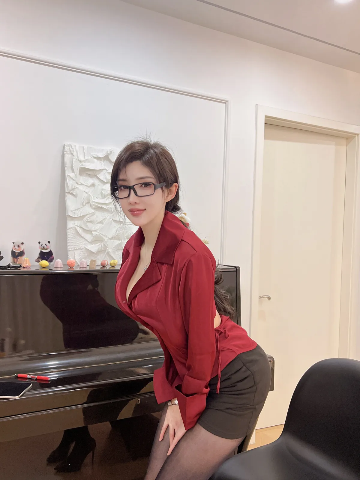 周妍希 NO.004 黑丝钢琴老师 NO.0000