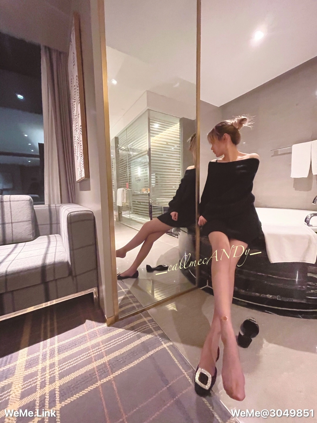 Callmecandy NO.013 黑色性感美腿玉足 NO.0000