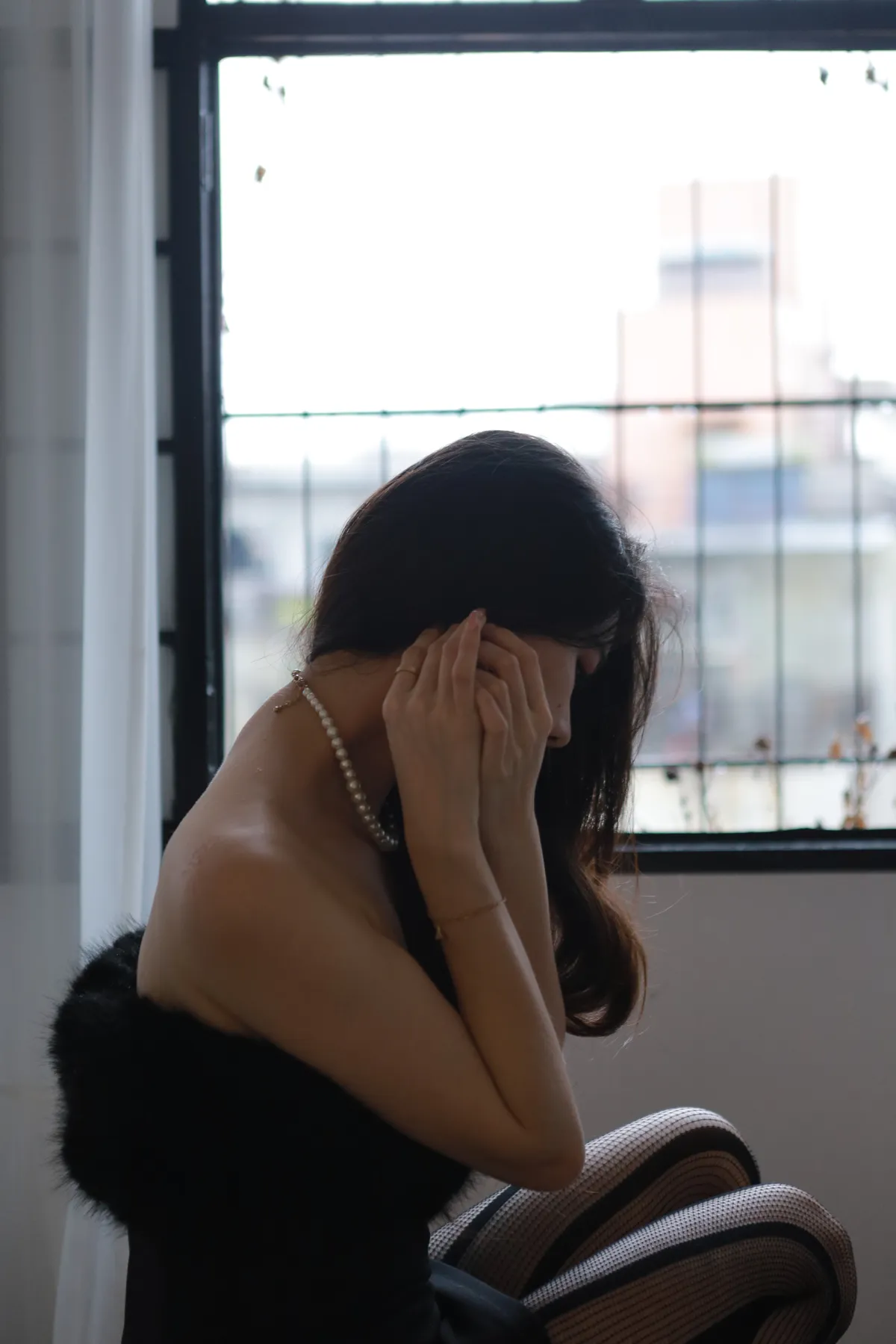 Sia不吃鱼 NO.007 虾线黑丝 NO.0000