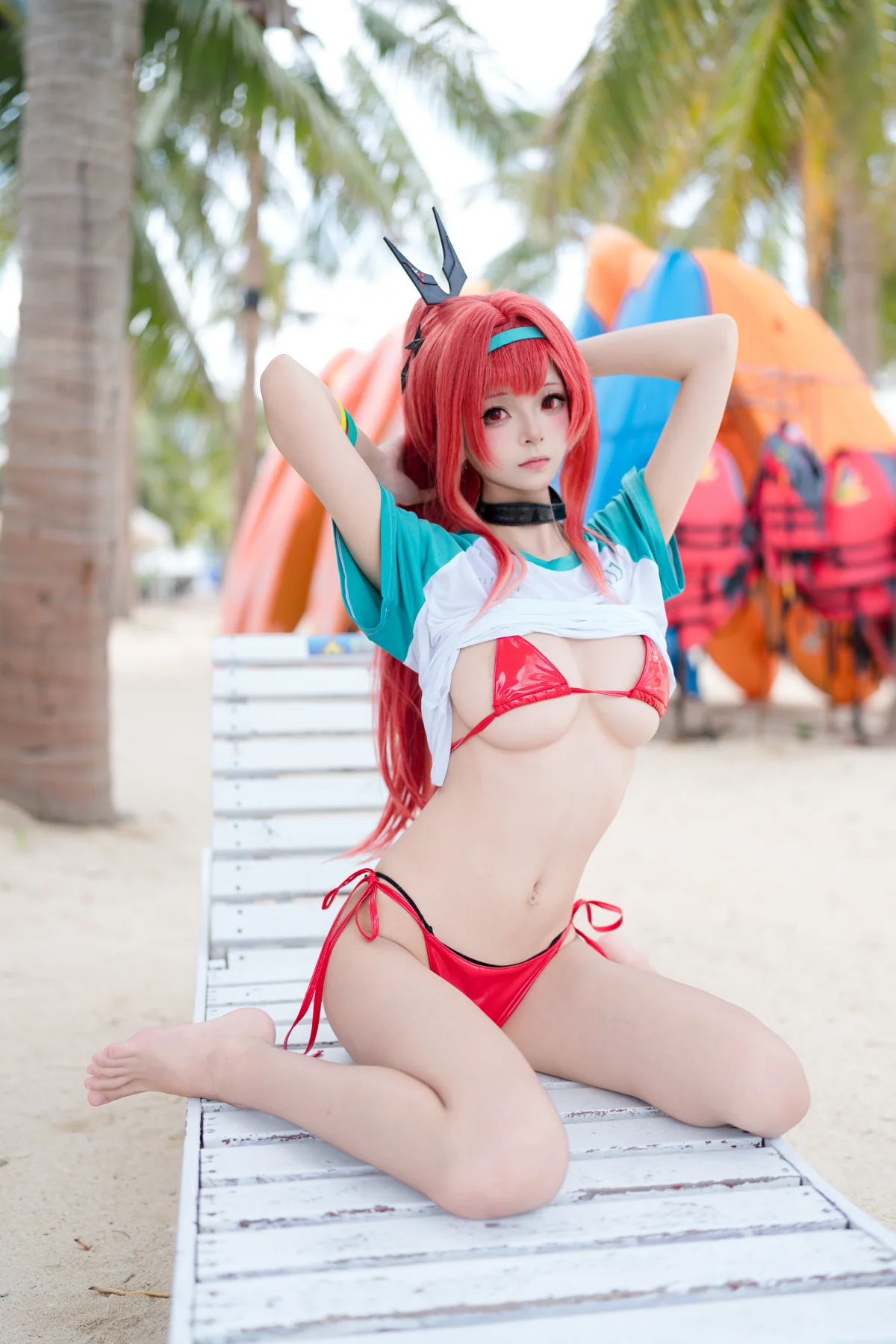 九柒喵 NO.035 Nikke 拉毗泳装 NO.0000