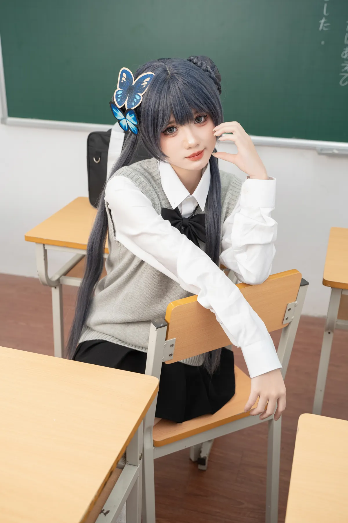 PoppaChan NO.058 Kisaki Student NO.0000