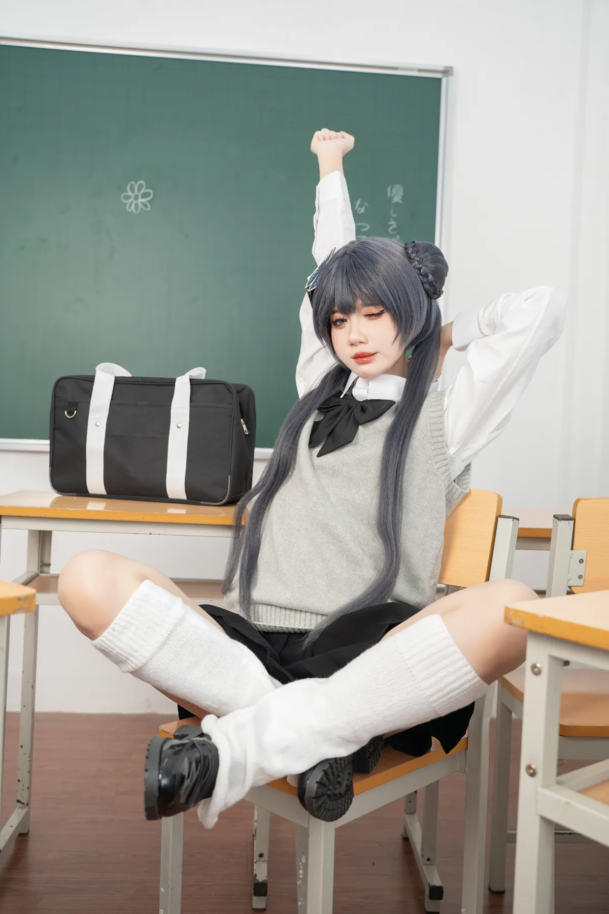 PoppaChan NO.058 Kisaki Student NO.0000