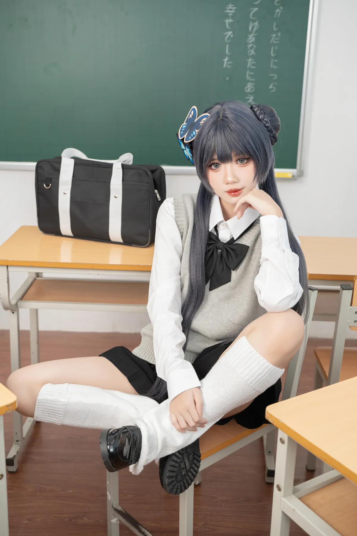 PoppaChan NO.058 Kisaki Student NO.0000