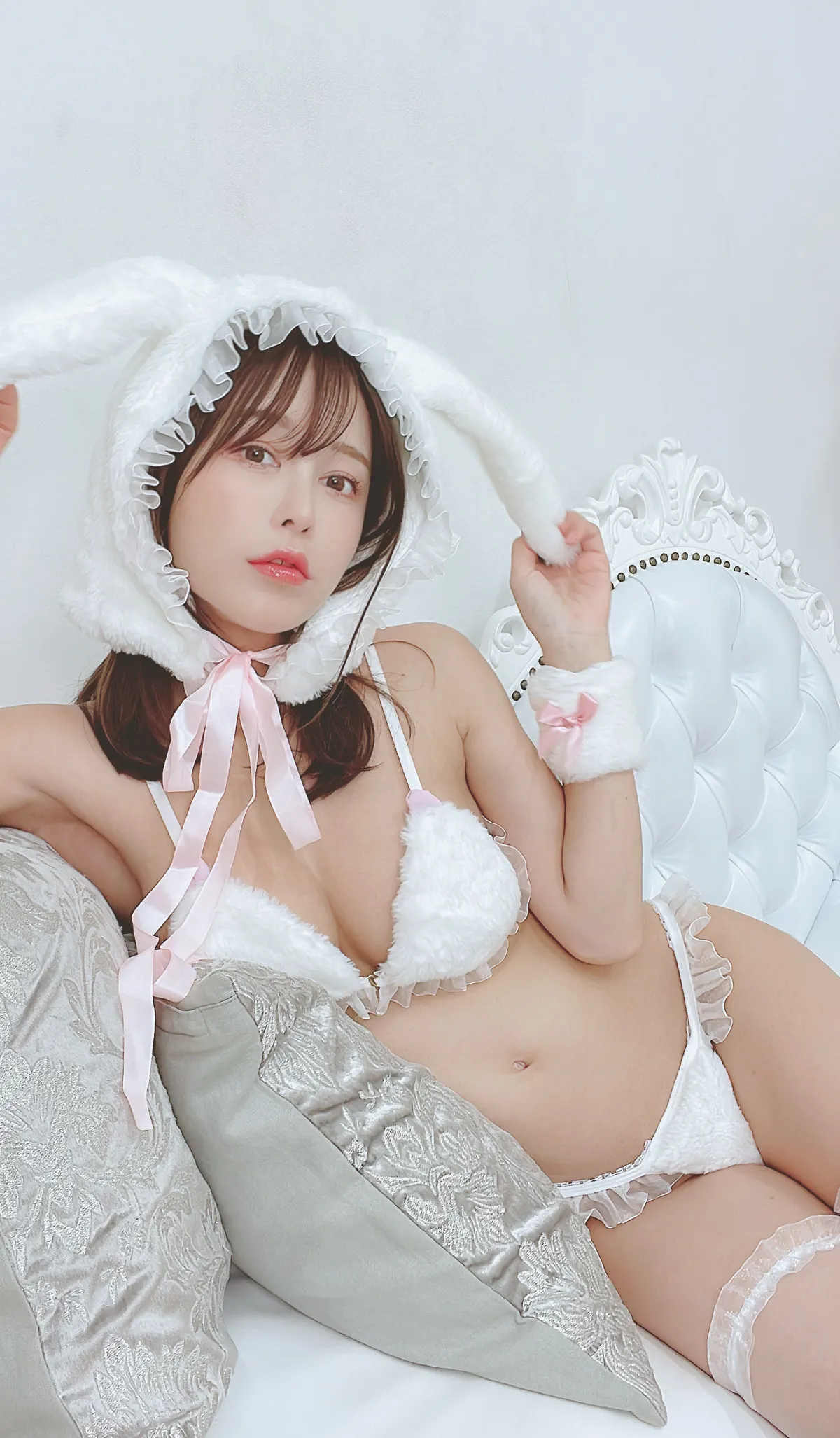 育美 NO.012_002 白兔  ❤️ NO.0000