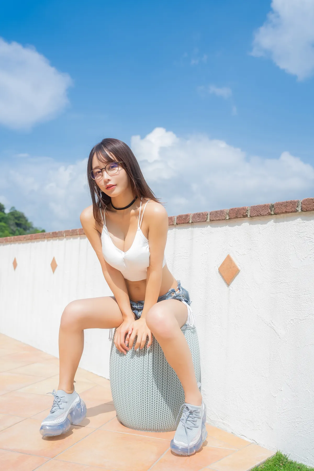 育美 NO.012_011 破洞牛仔裤 NO.0000
