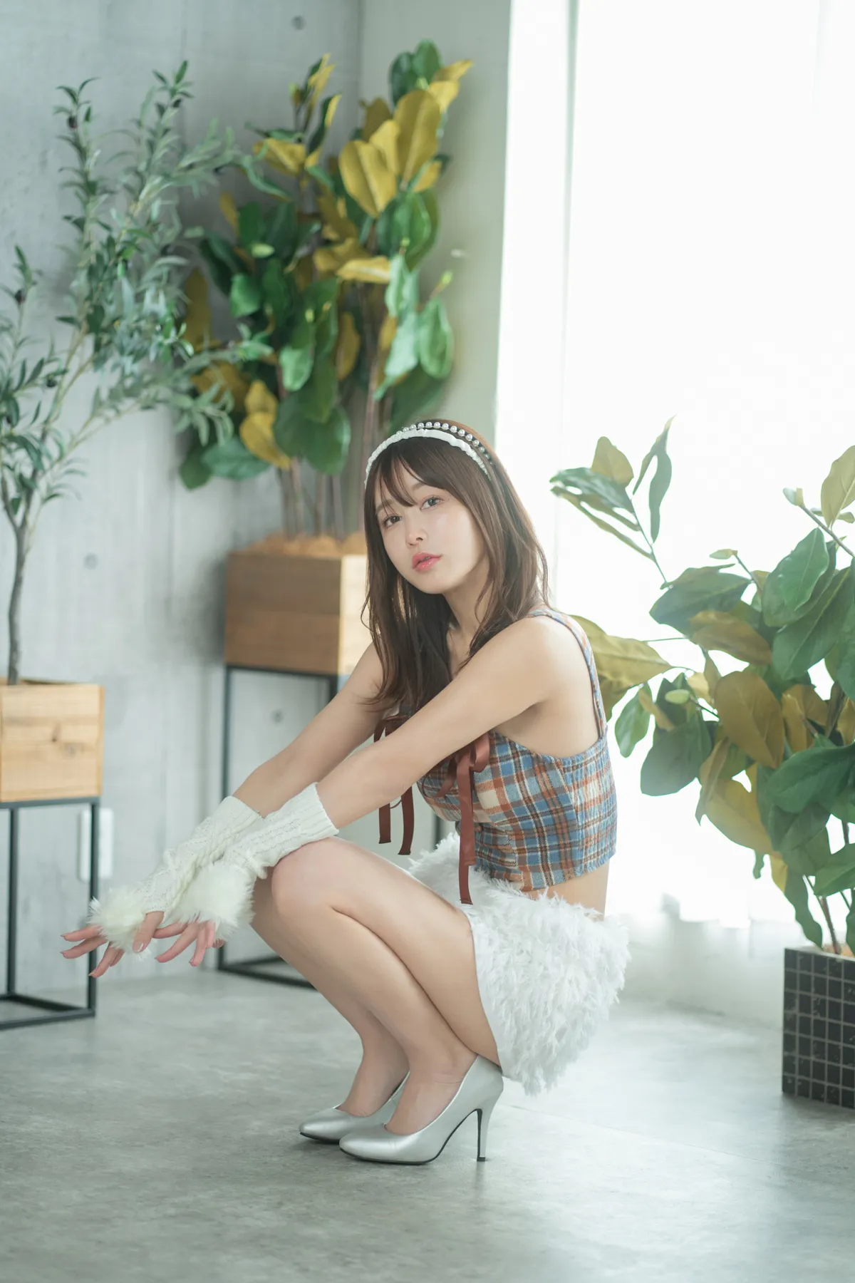 育美 NO.030_010 这件格子上衣可爱吗？？ NO.0000