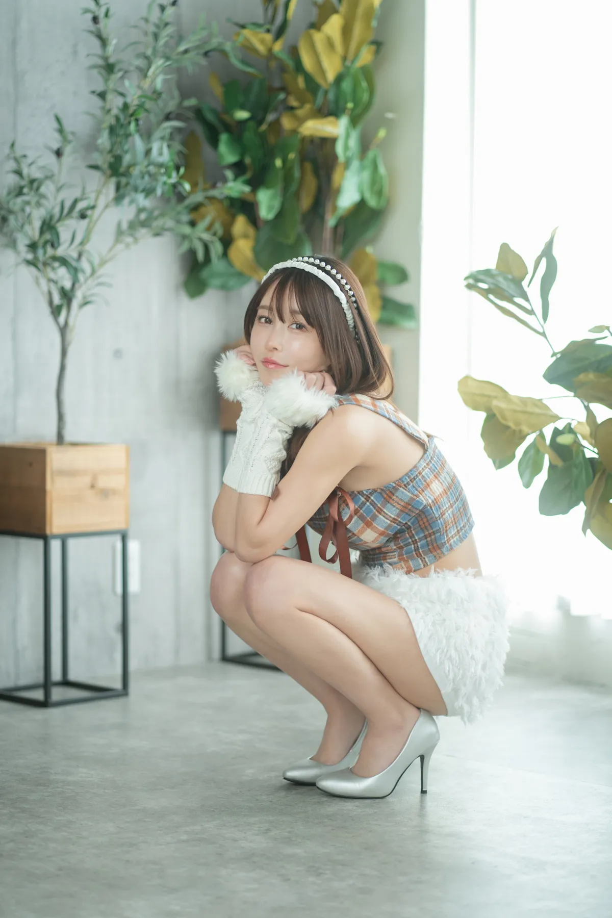 育美 NO.030_010 这件格子上衣可爱吗？？ NO.0000