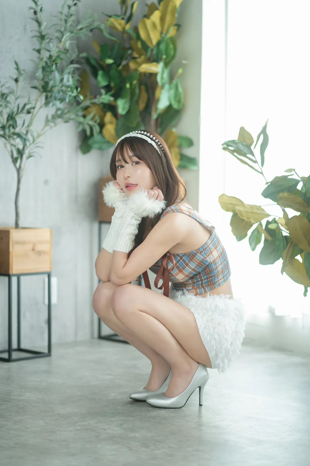 育美 NO.030_010 这件格子上衣可爱吗？？ NO.0000
