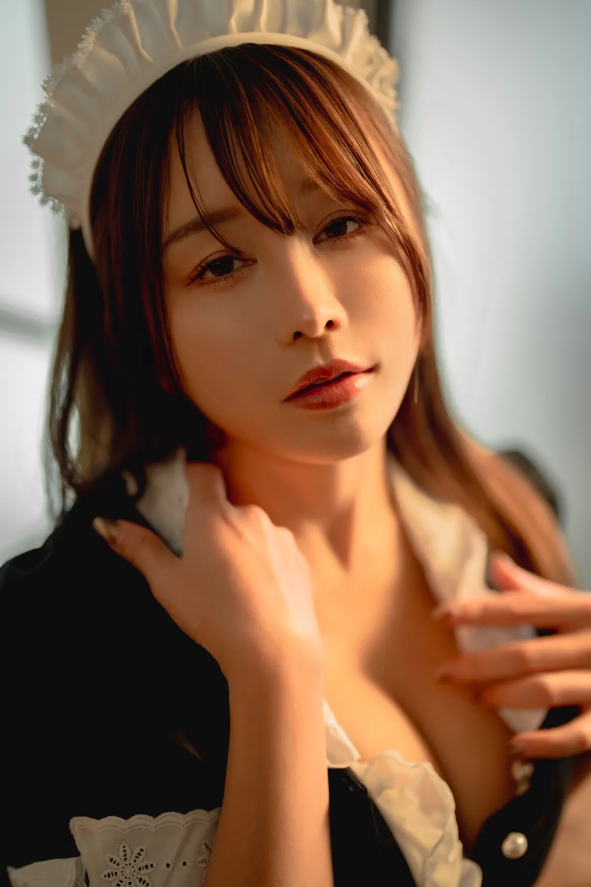 育美 NO.042_007 因为天气热所以脱衣的女仆 NO.0000