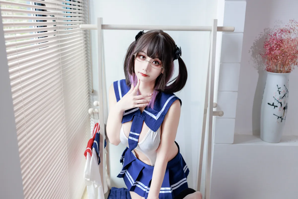 阿雪雪 NO.002 连体水手服95P NO.0000